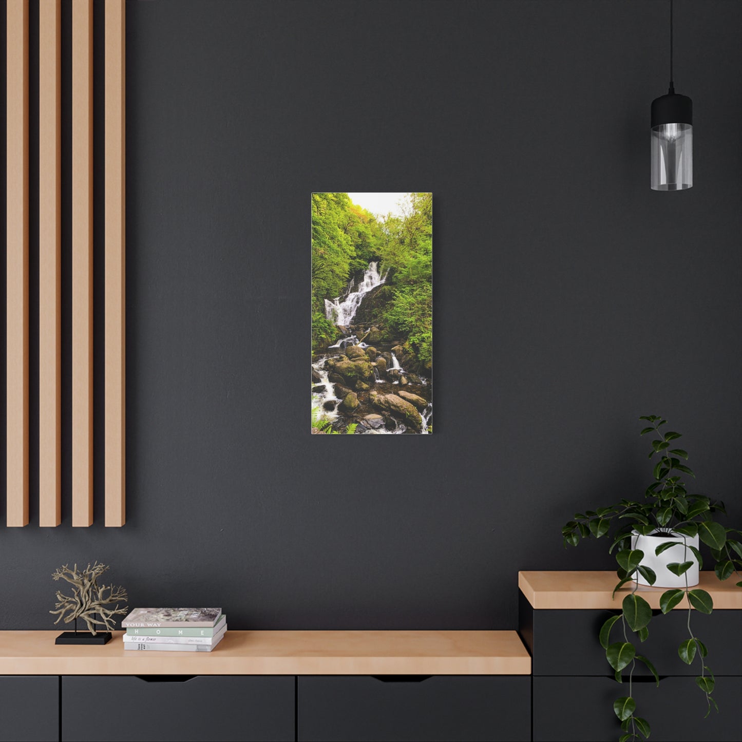 Torc waterfall Matte Canvas, Stretched, 1.25"