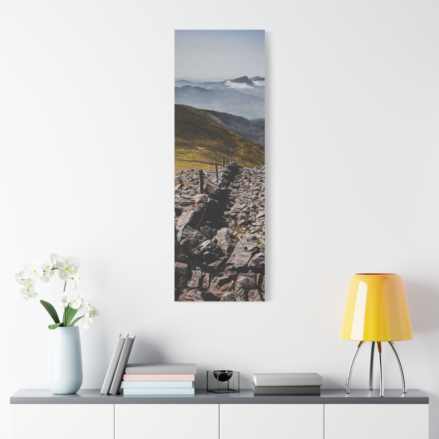 Wall in Mountains Matte Canvas, Stretched, 1.25"