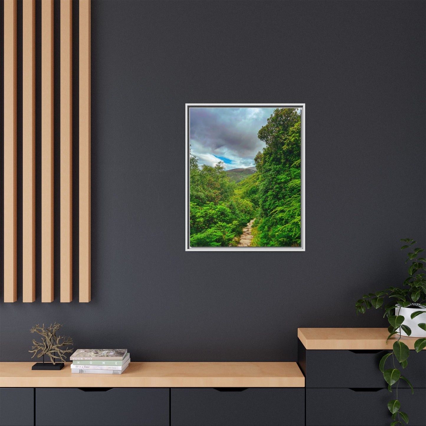 Torc Trail Matte Canvas, Framed (Multi-color)