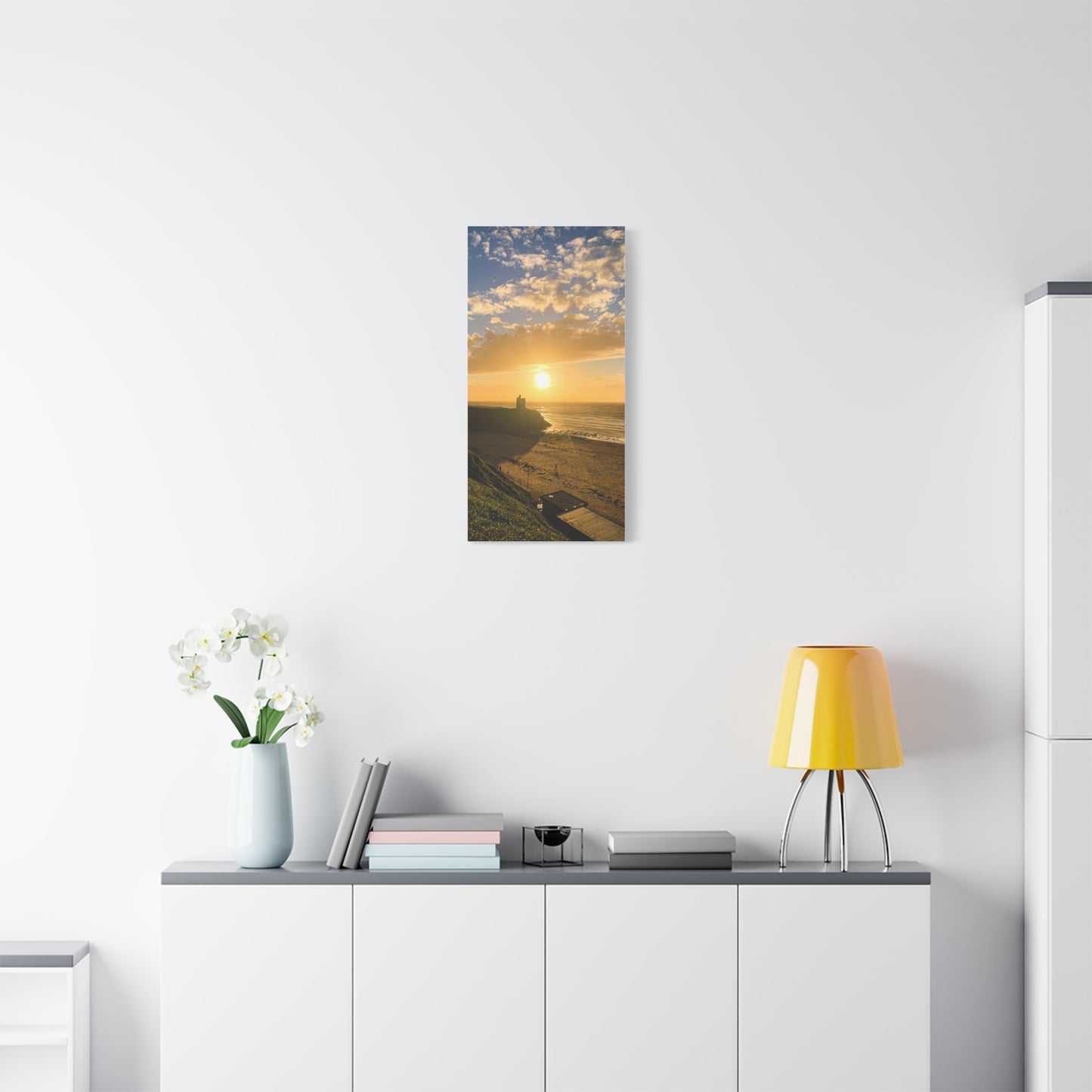 Ballybunion Sunset Castle Matte Canvas, Stretched, 1.25"