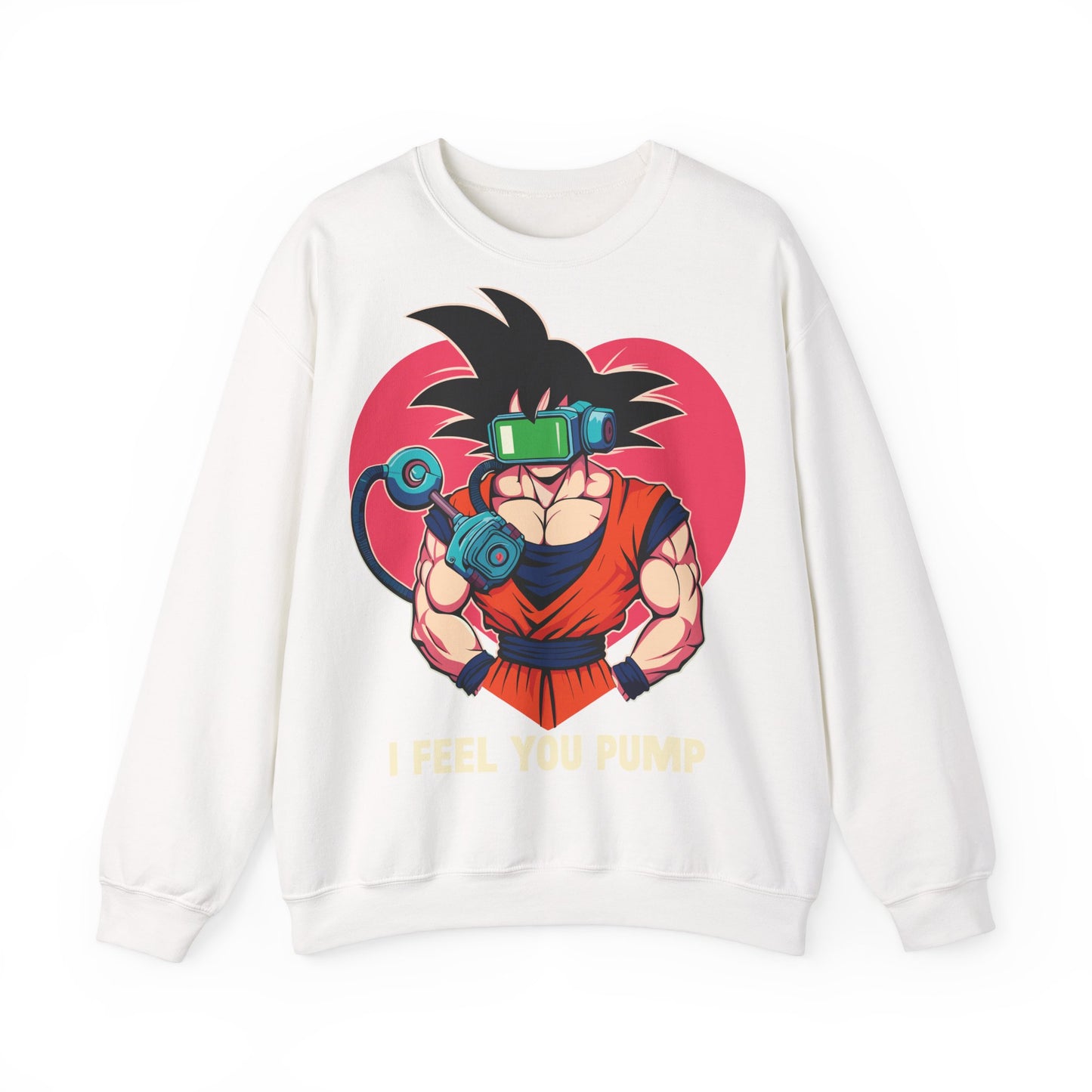 Gamer Vibe Crewneck Sweatshirt - 'I Feel You Pump' Design
