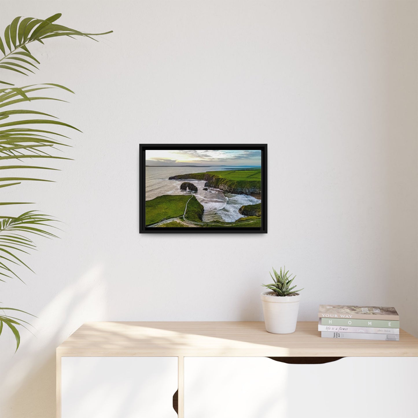 Virgin Rock Matte Canvas, Framed (Multi-color)