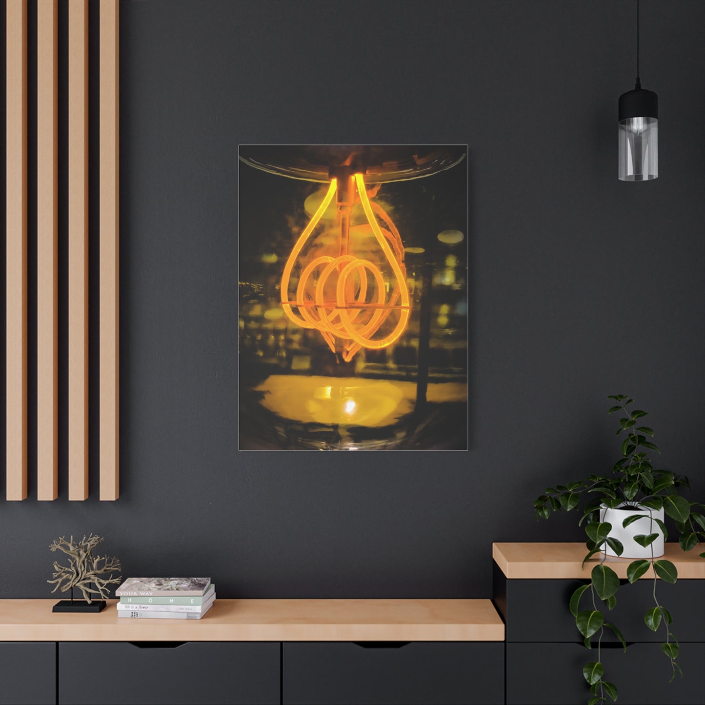 Bulb Matte Canvas, Stretched, 1.25"