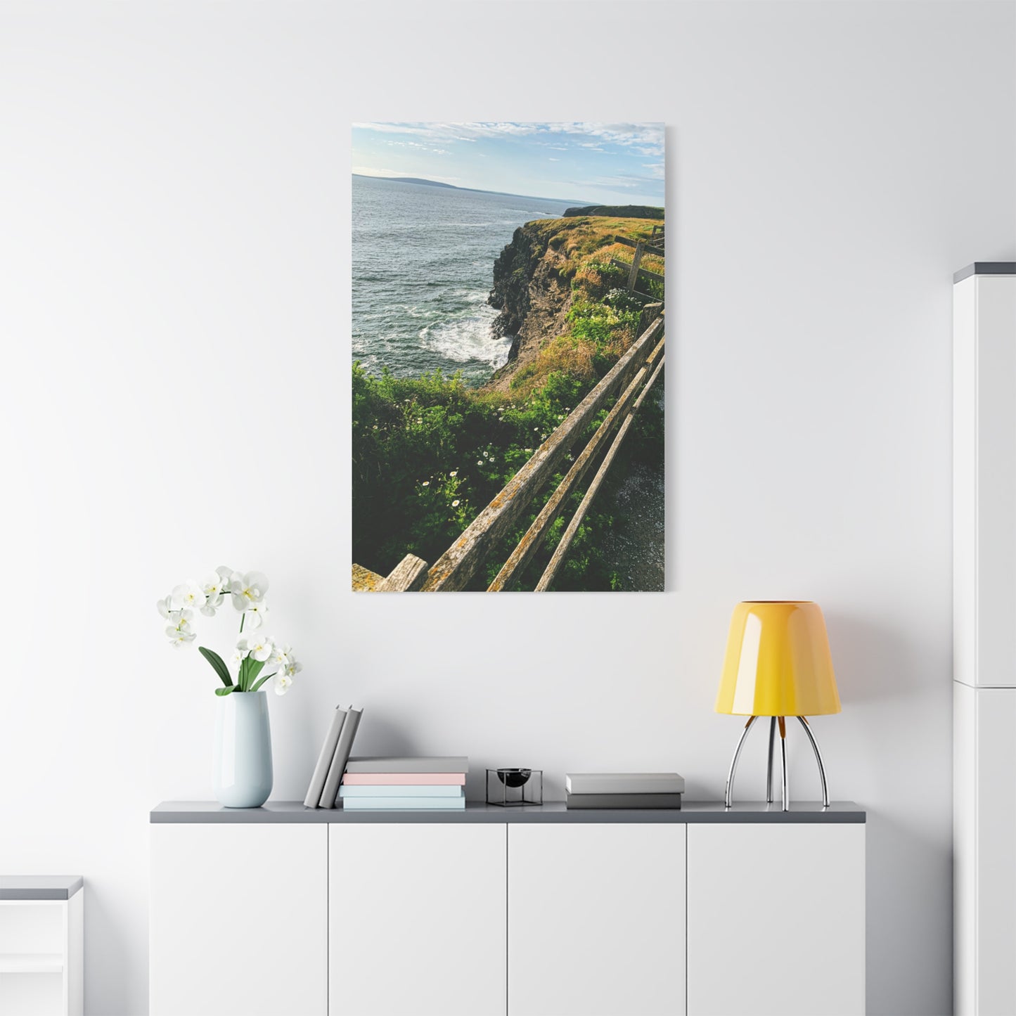 Ballybunion Cliff Walk Matte Canvas, Stretched, 1.25"