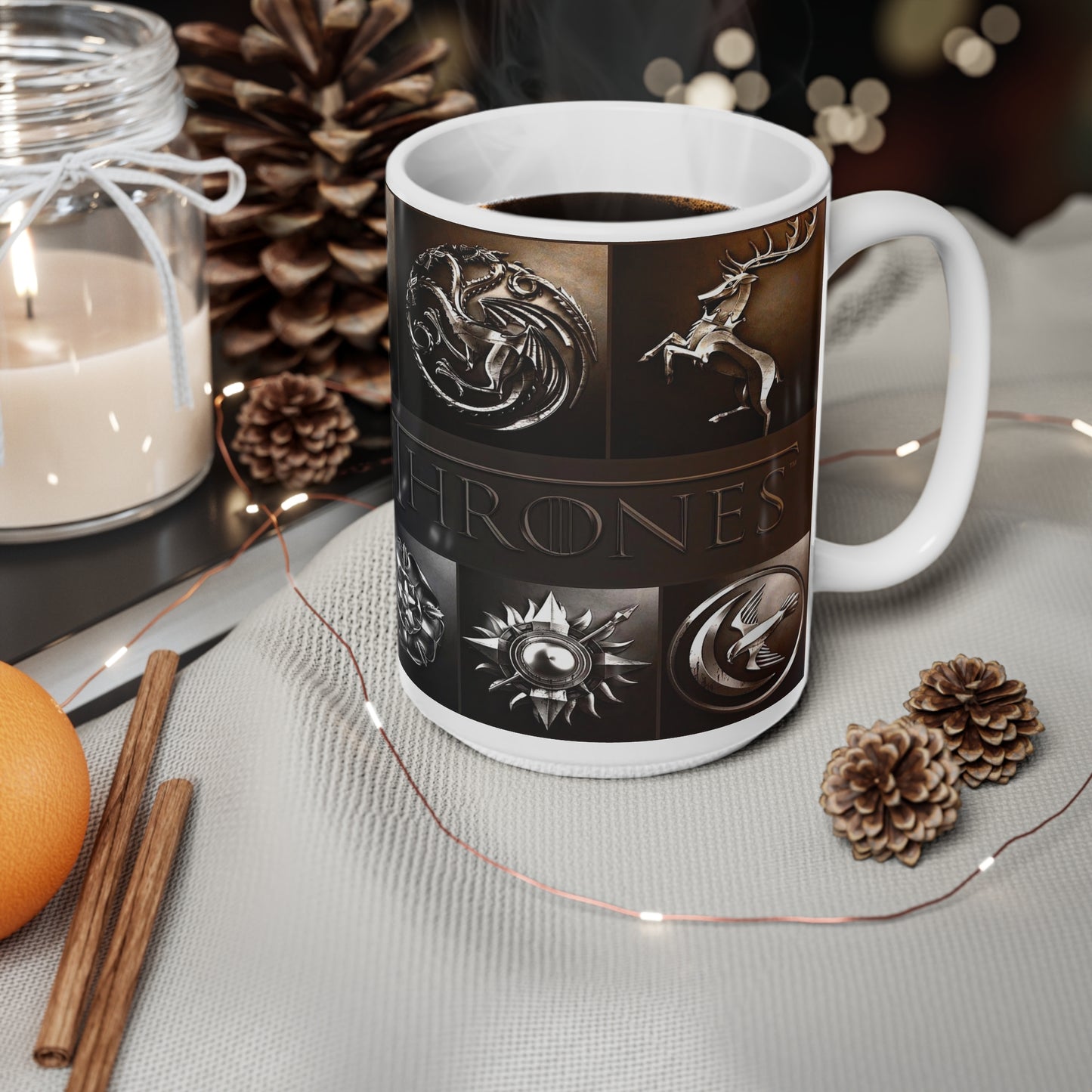 Game of Thrones Ceramic Coffee Mug - 11oz & 15oz - Fantasy Drinkware for Fans