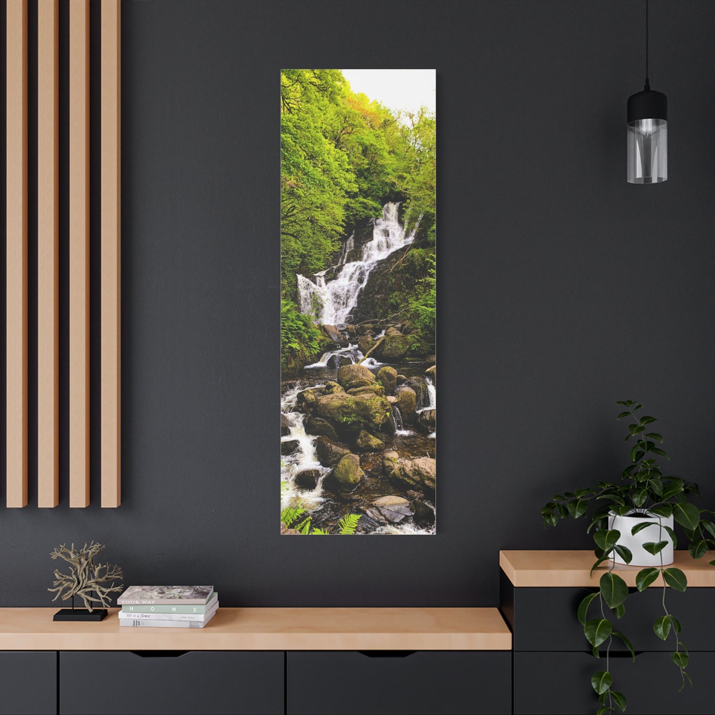Torc waterfall Matte Canvas, Stretched, 1.25"