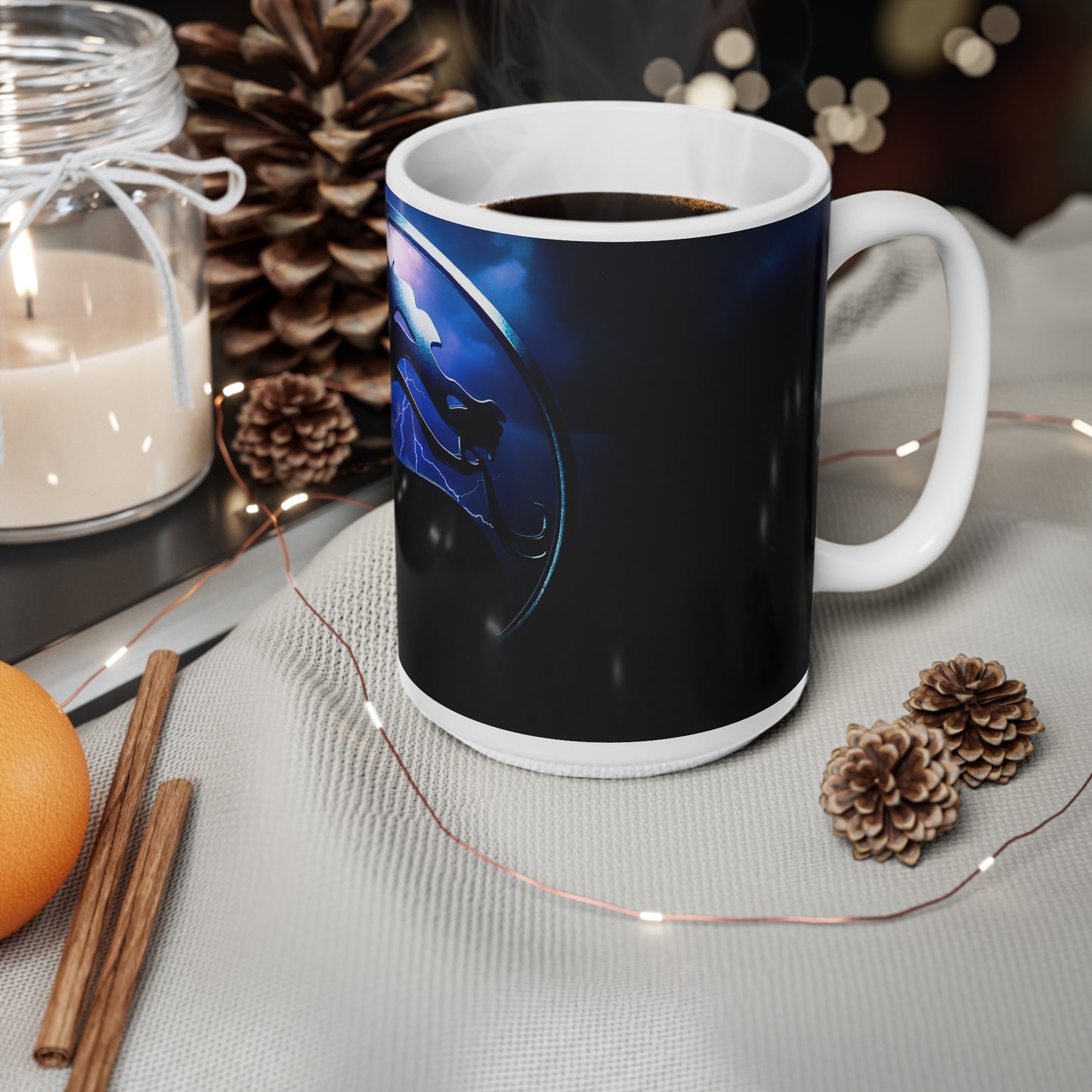 Mortal Kombat Ceramic Coffee Mug – 11oz & 15oz – Perfect for Gamers & Collectors