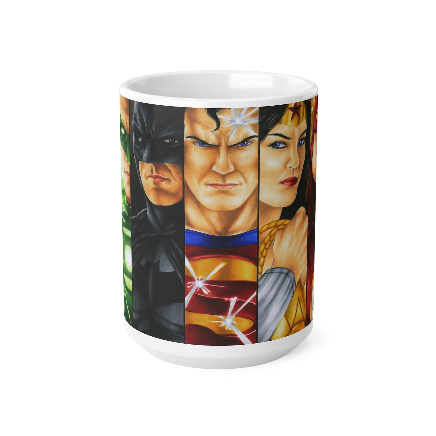 Superhero Ceramic Coffee Cups - 11oz & 15oz - Perfect for Comic Fans