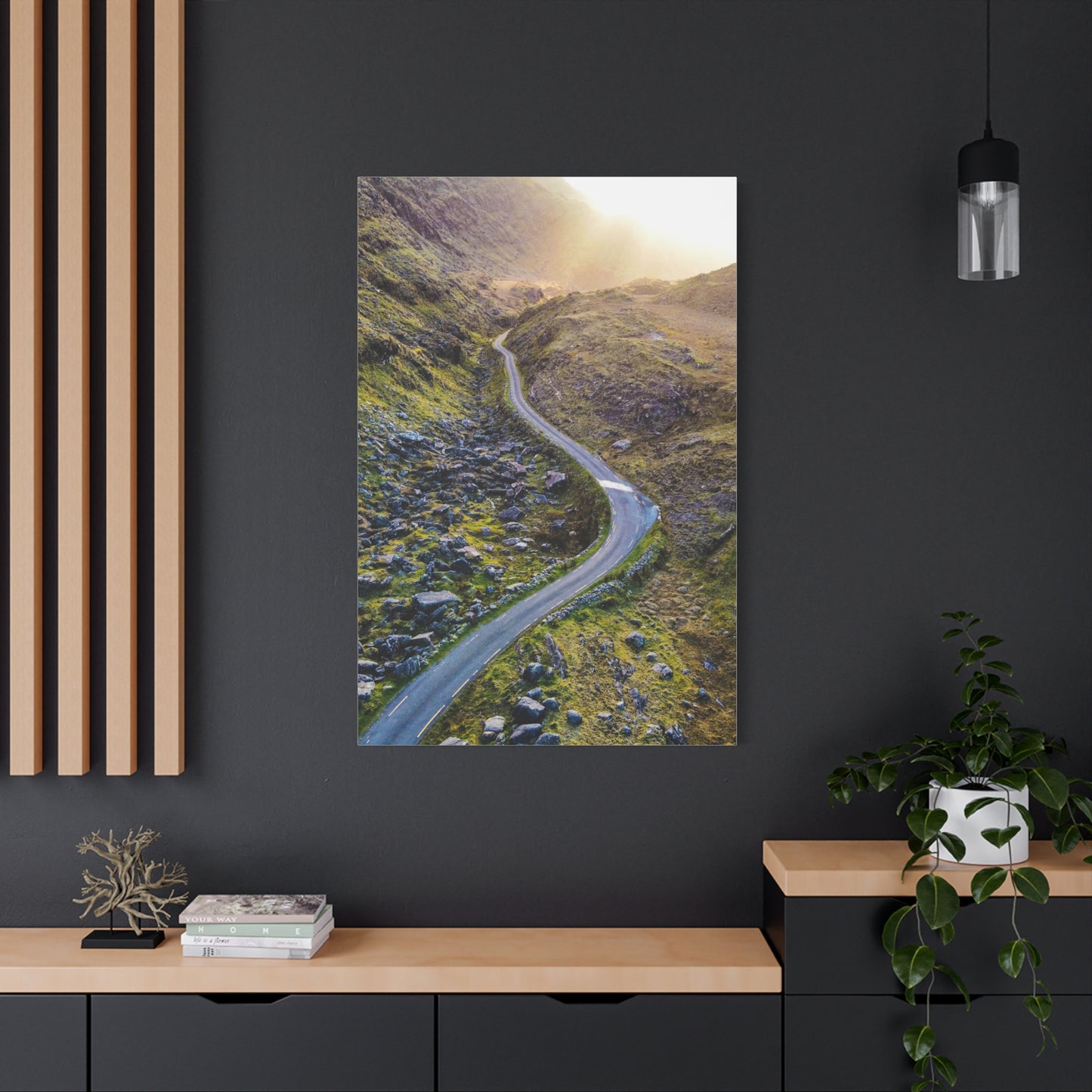 Valley Road Matte Canvas, Stretched, 1.25"