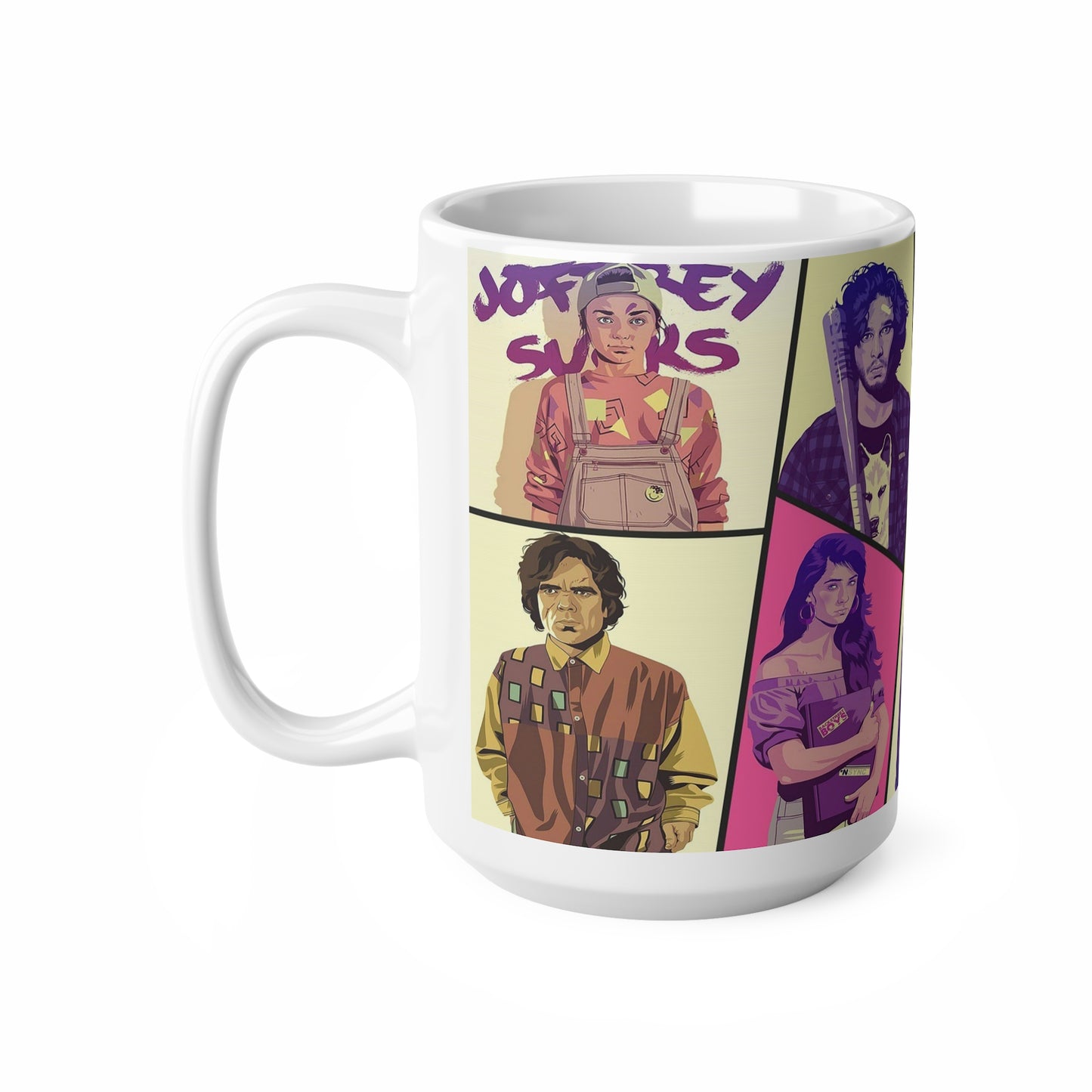 Game of Thrones Ceramic Coffee Cups - 11oz & 15oz - Perfect for Fans and Gift-Giving