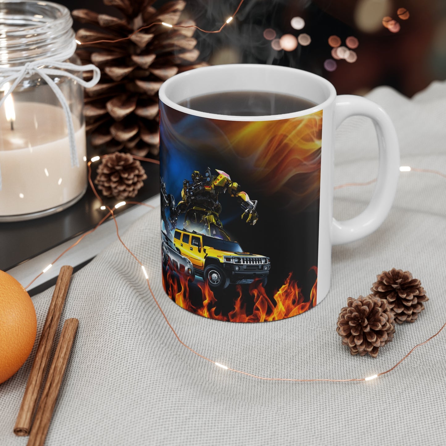 Transformers Ceramic Coffee Cup - 11oz & 15oz | Perfect Gift for Fans!