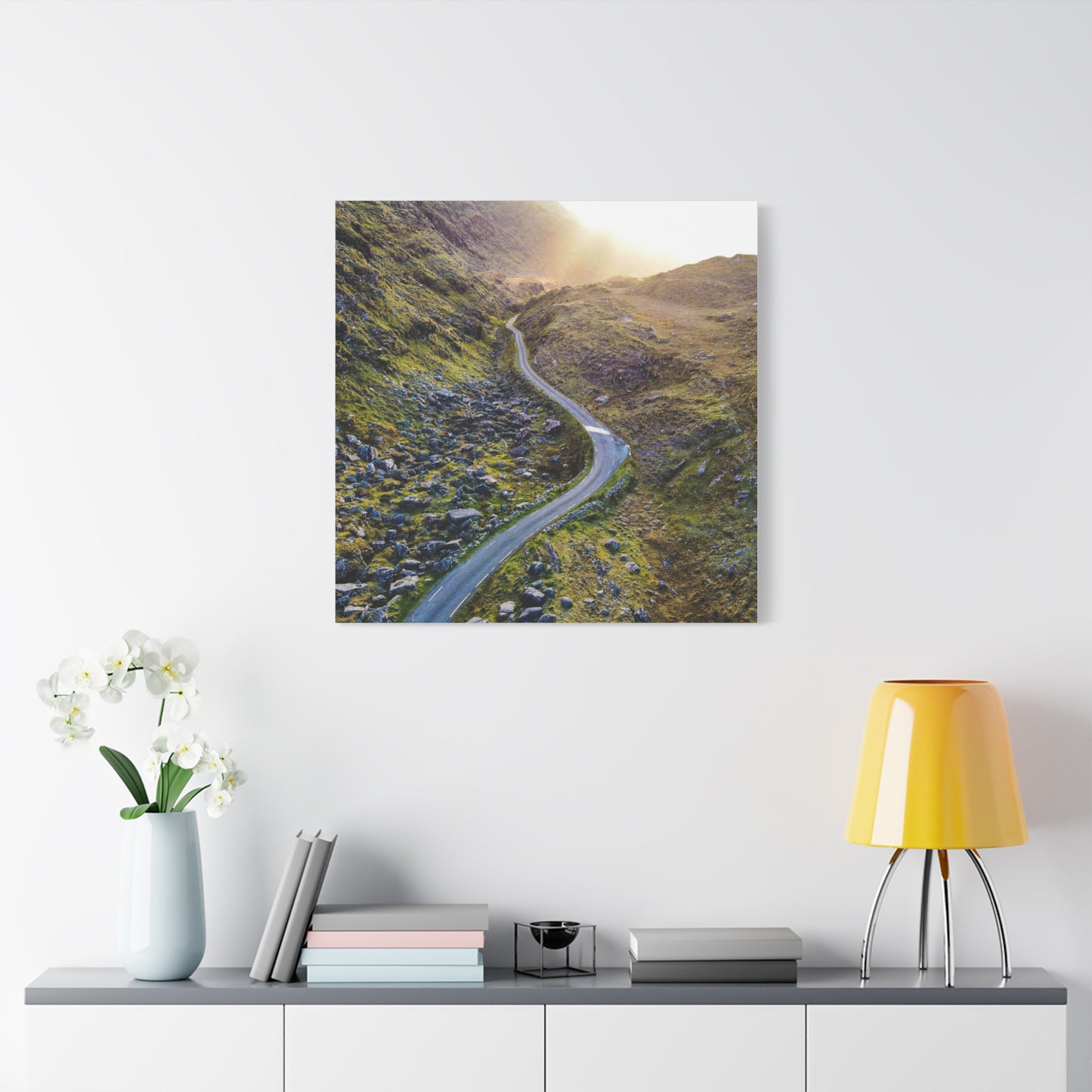Valley Road Matte Canvas, Stretched, 1.25"