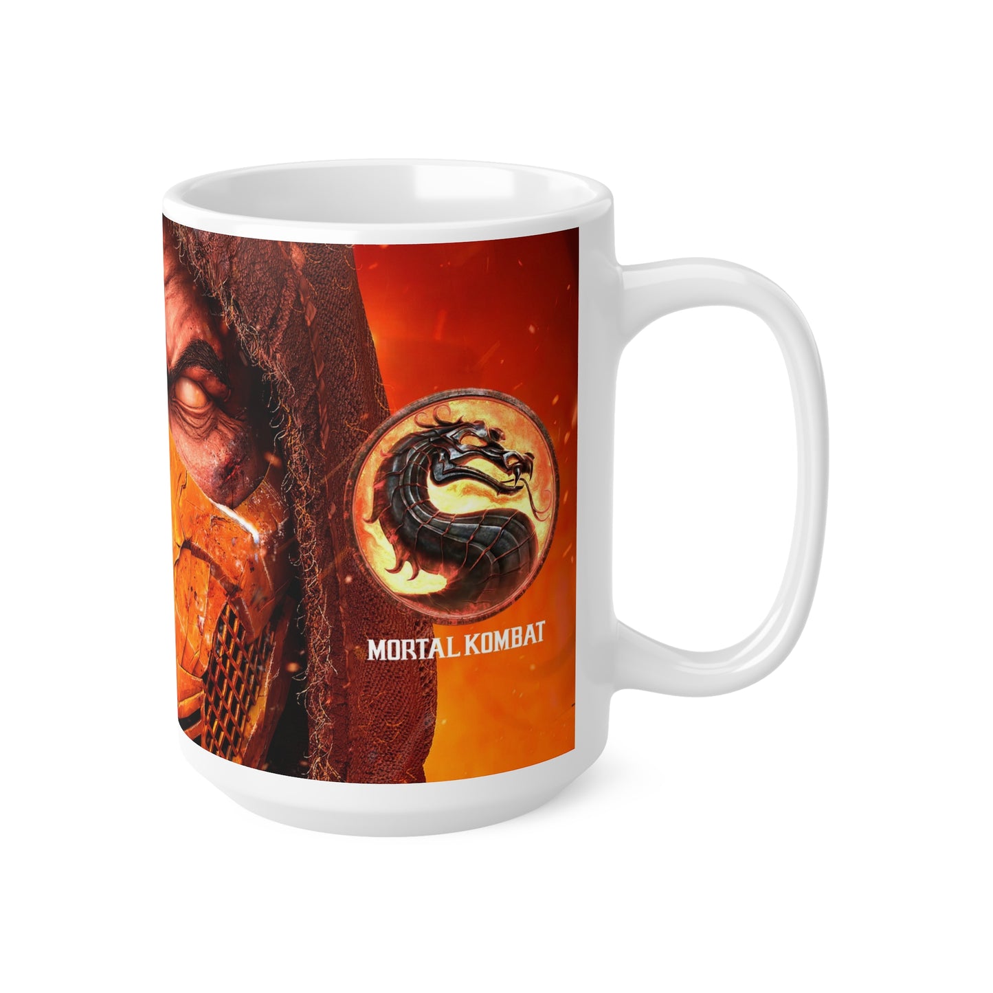 Mortal Kombat Ceramic Coffee Cup - 11oz & 15oz - Perfect for Gamers!