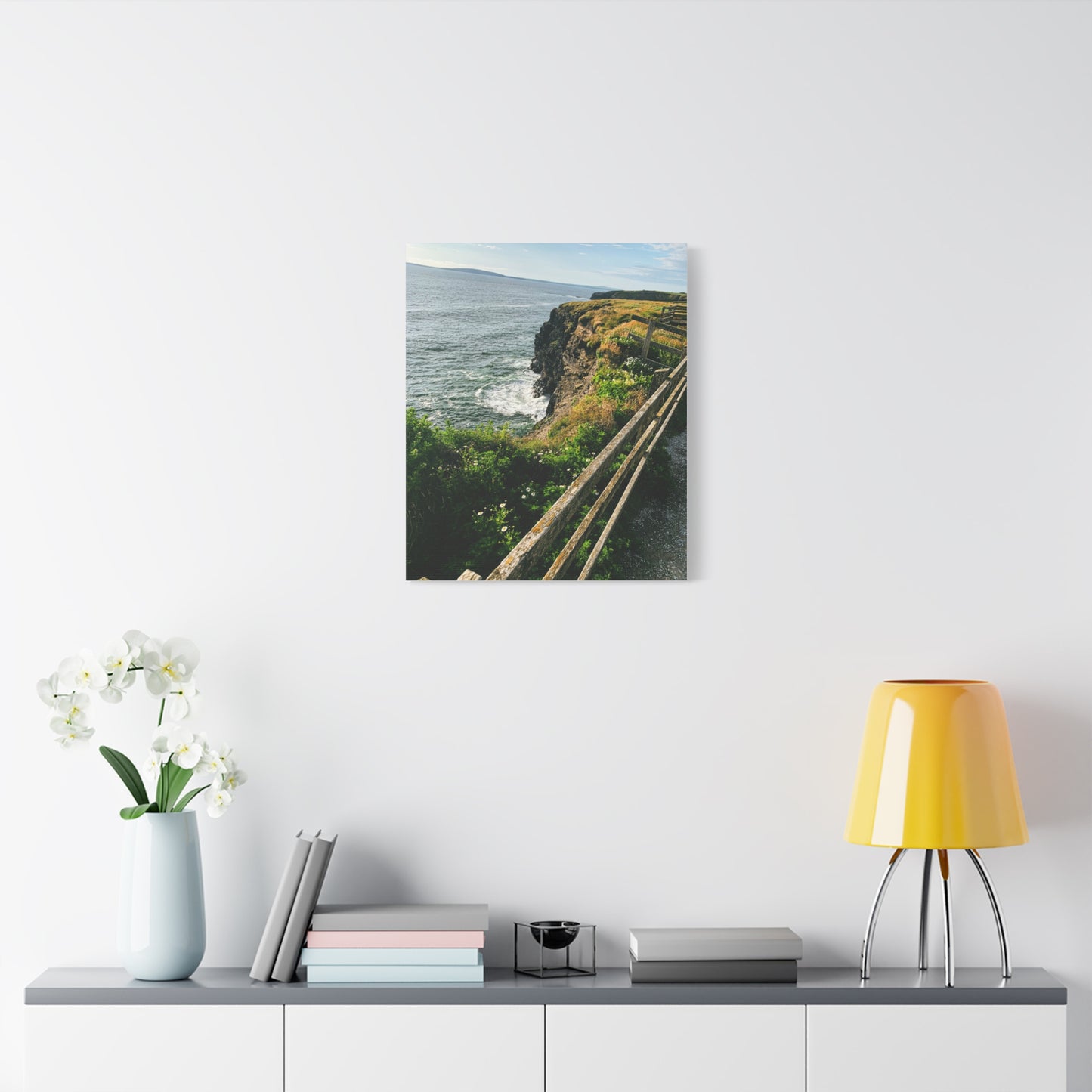 Ballybunion Cliff Walk Matte Canvas, Stretched, 1.25"