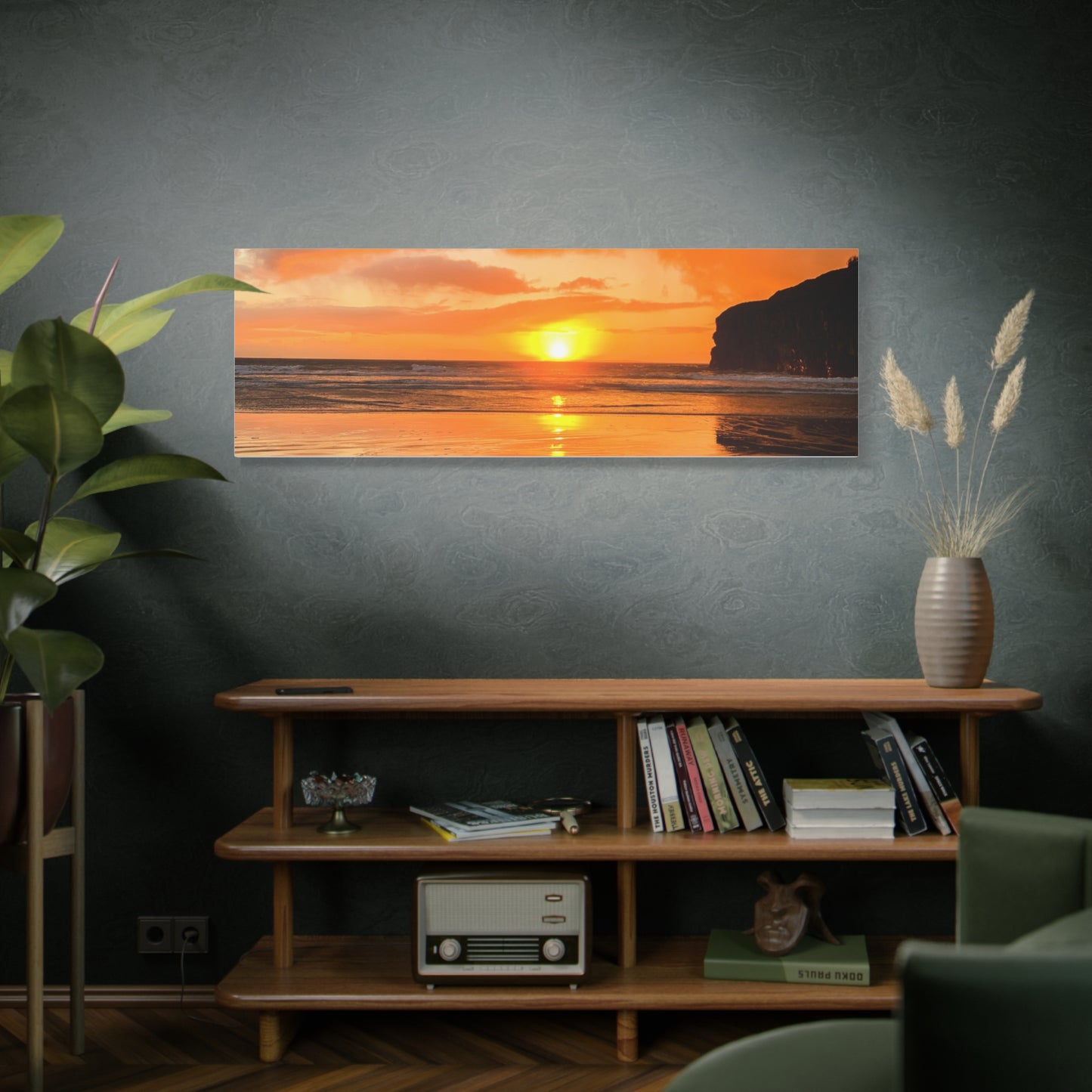 Sunset in Ballybunion Matte Canvas, Stretched, 1.25"