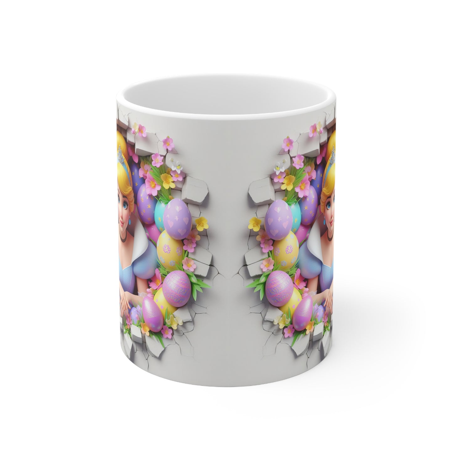 Cinderella Easter Ceramic Coffee Cups - 11oz & 15oz. Perfect for Spring Celebrations!