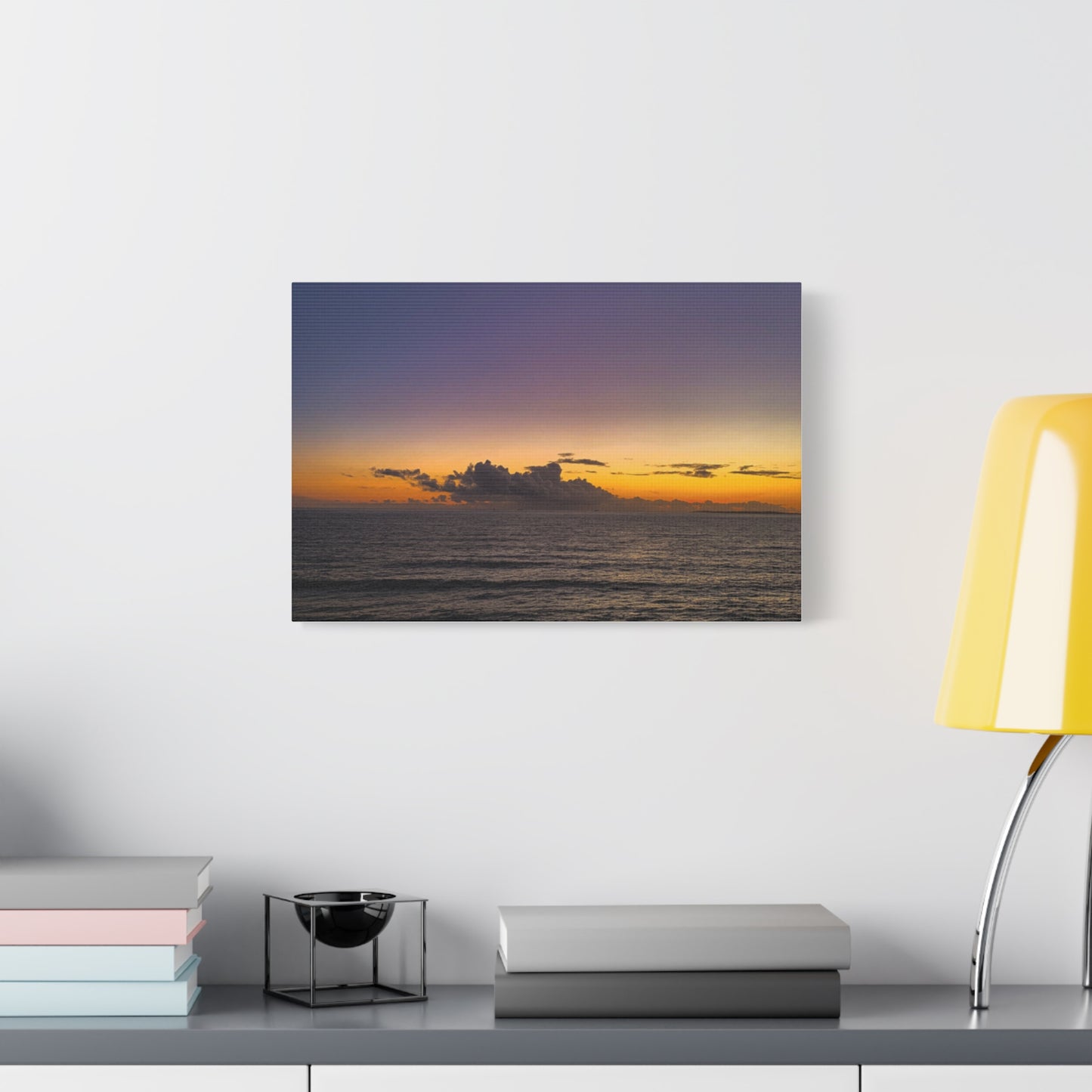 Sunset in Ocean 2 Matte Canvas, Stretched, 1.25"