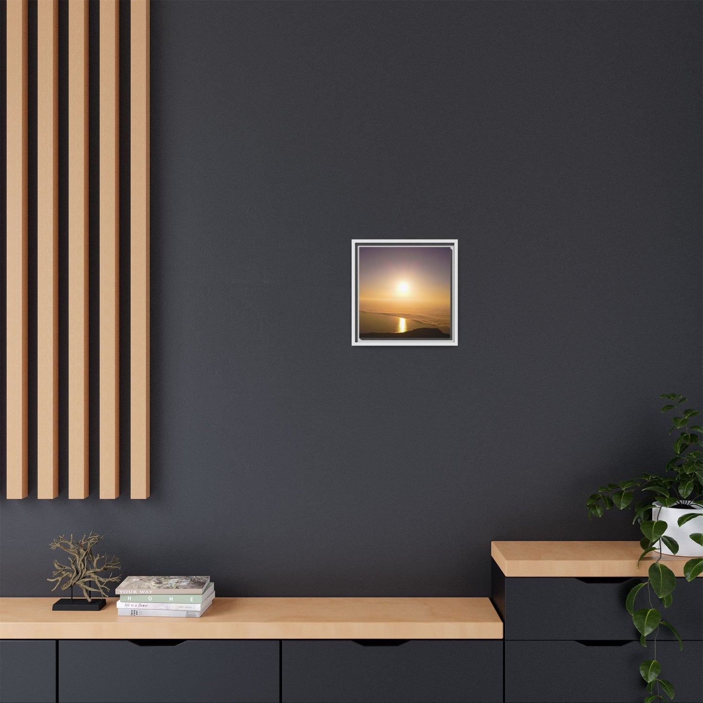 Sunset on Mount Brandon Matte Canvas, Framed (Multi-color)