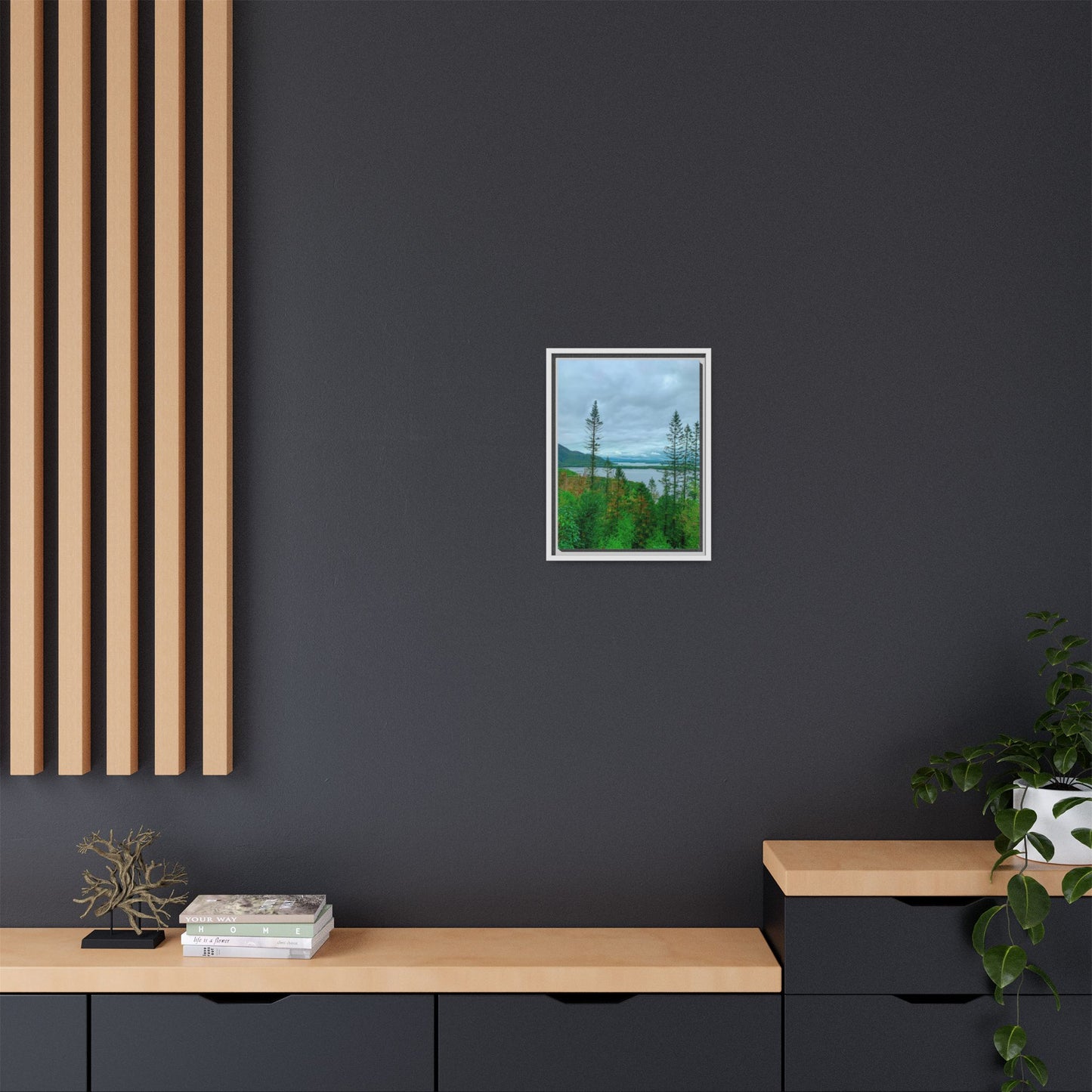 Torc Mountain Trail 2 Matte Canvas, Framed (Multi-color)