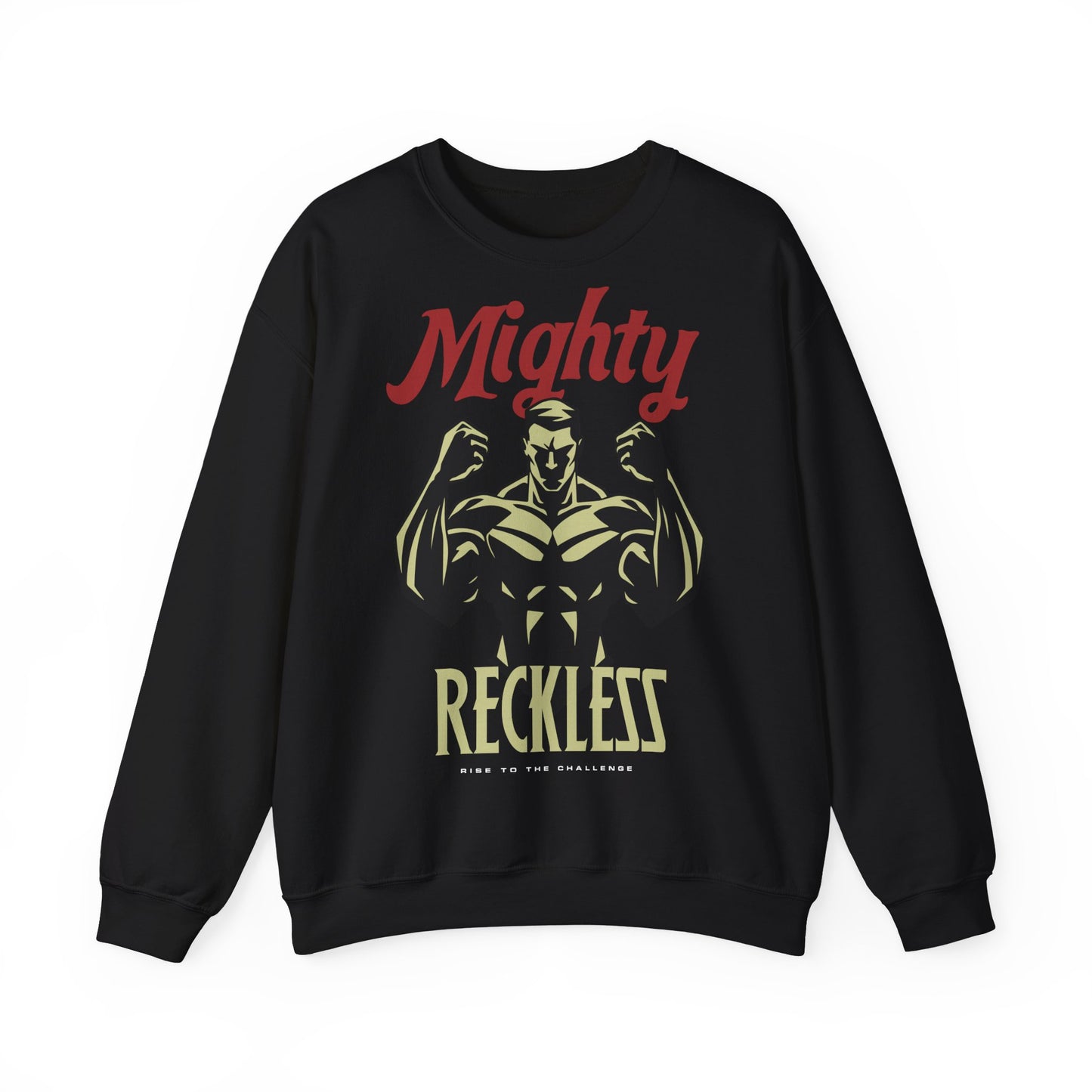 Mighty Stronger Unisex Heavy Blend™ Crewneck Sweatshirt - Rise to the Challenge