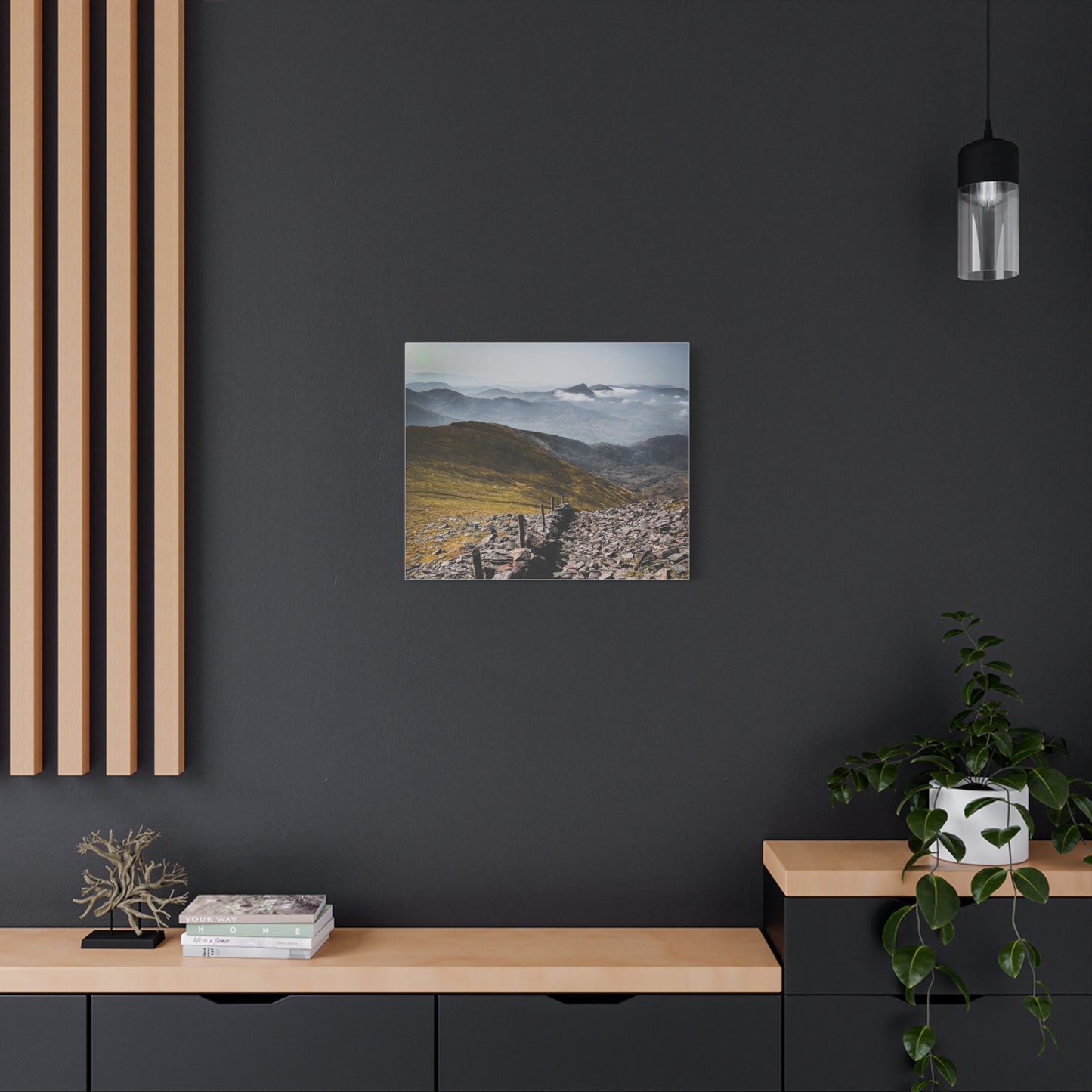Wall in Mountains Matte Canvas, Stretched, 1.25"