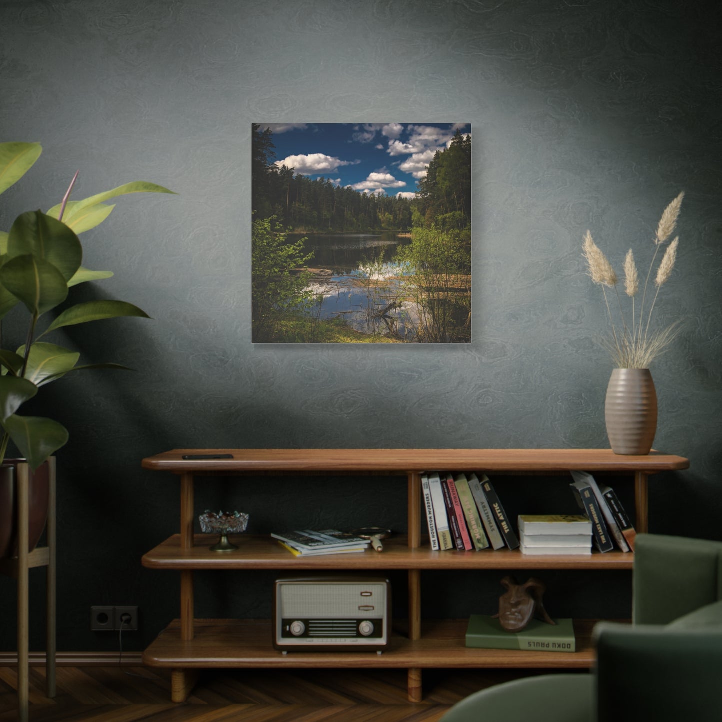 Vilnius Lake, Lithuania Matte Canvas, Stretched, 1.25"
