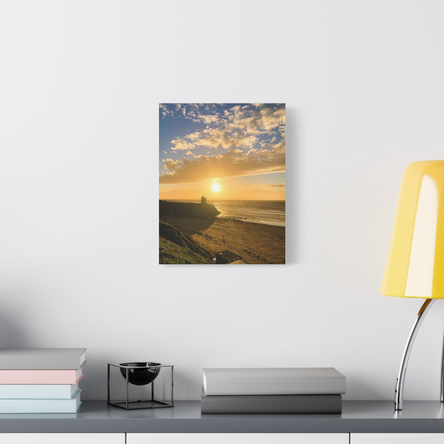 Ballybunion Sunset Castle Matte Canvas, Stretched, 1.25"