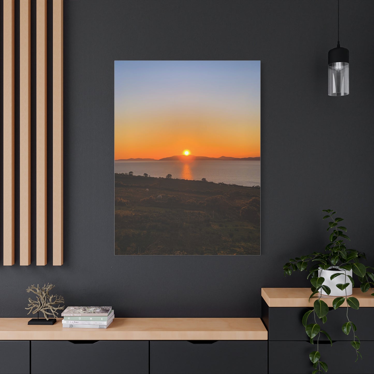 Sunset Ring of Kerry Matte Canvas, Stretched, 1.25"