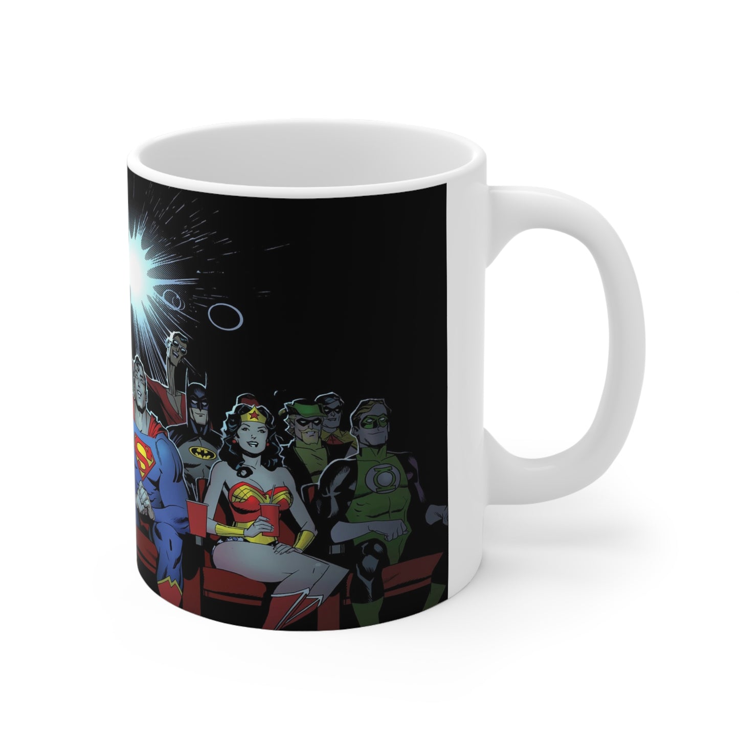 Superhero Ceramic Coffee Mug – 11oz & 15oz – Perfect for Comic Fans