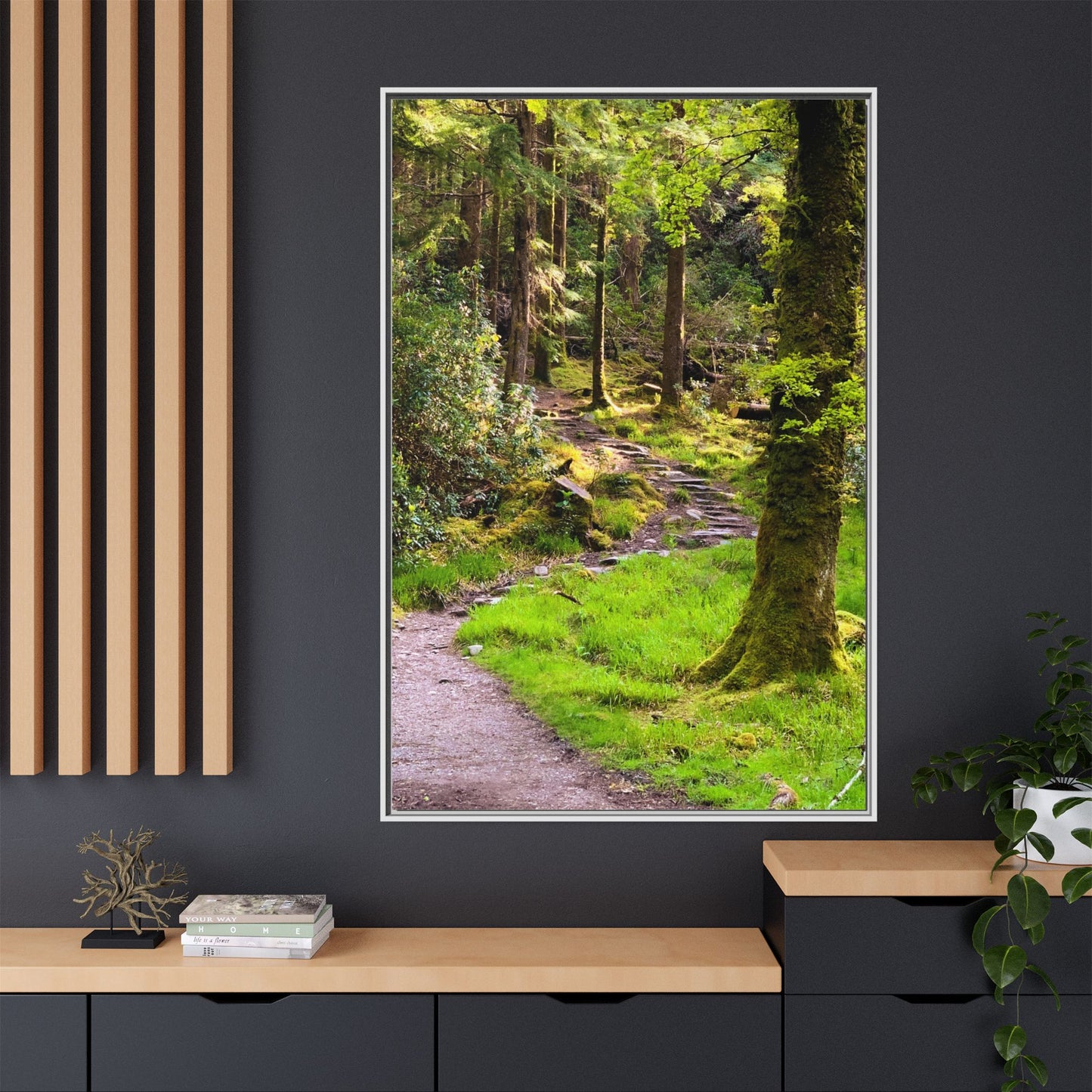Torc Trail Matte Canvas, Framed (Multi-color)