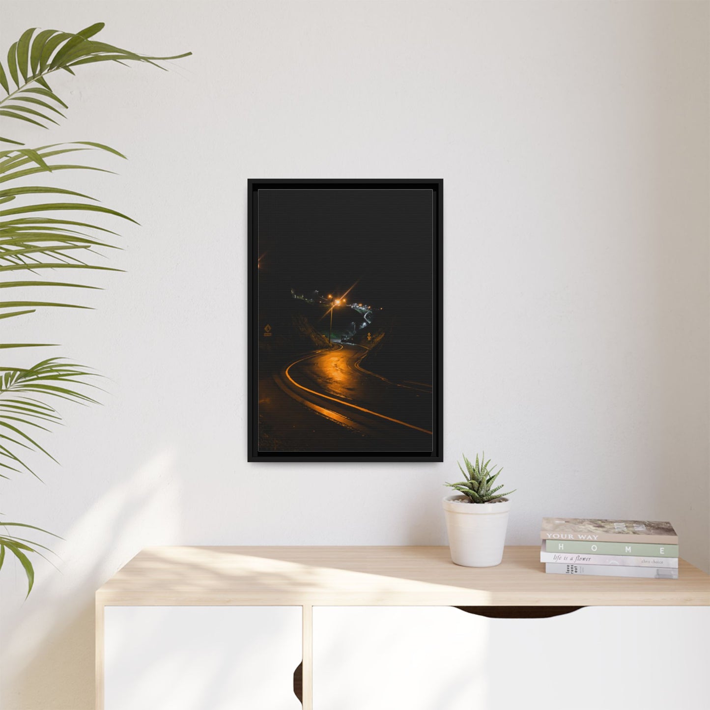 Ballybunion at Night Matte Canvas, Framed (Multi-color)