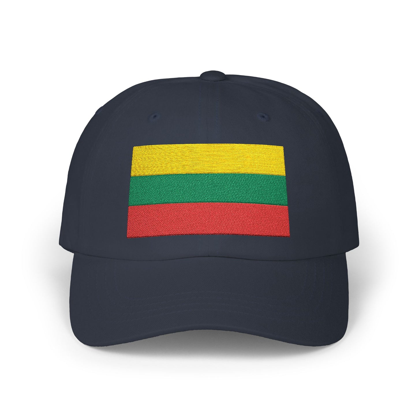 Lithuania Flag Embroidered Classic Dad Cap - Stylish Cotton Hat for Men
