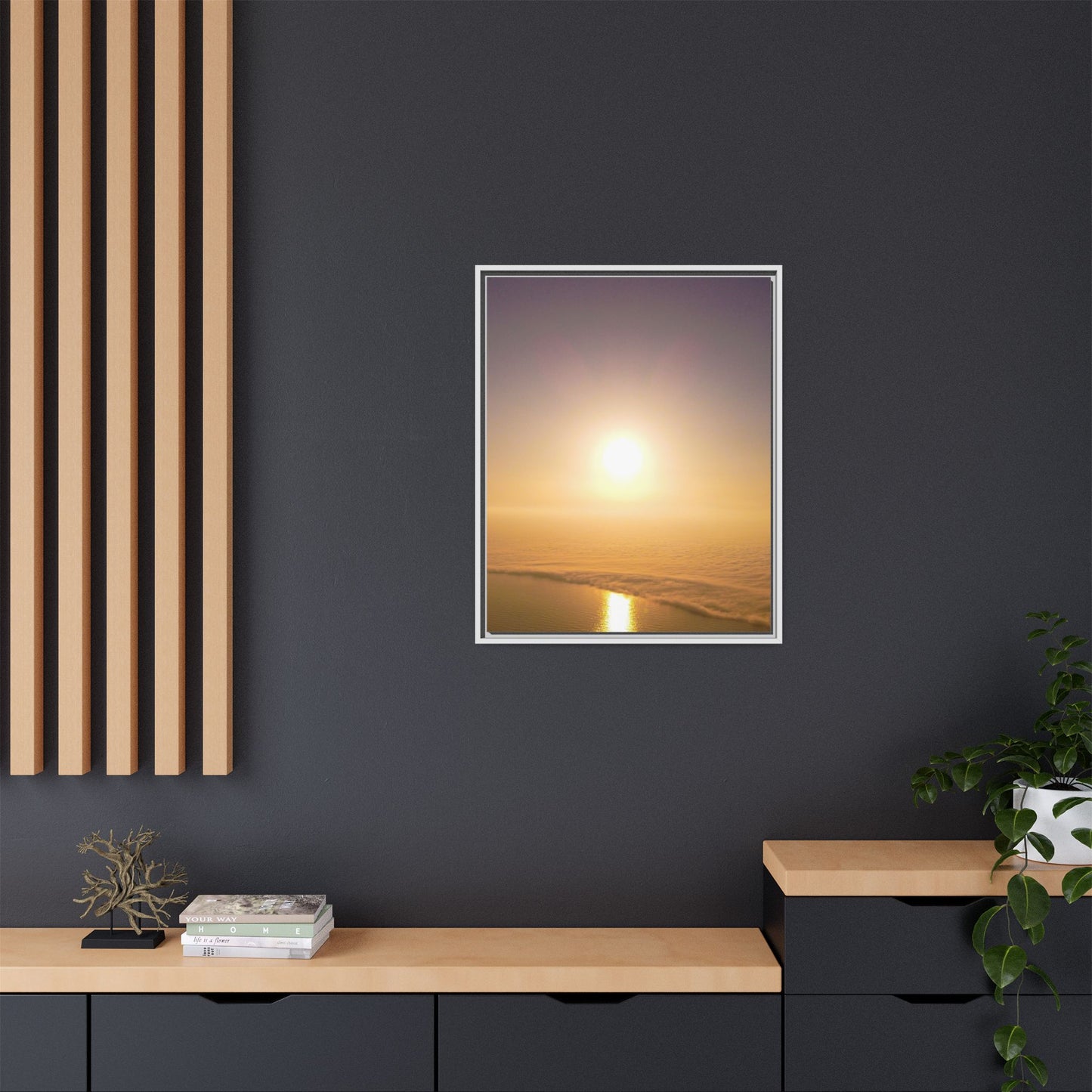 Sunset on Mount Brandon Matte Canvas, Framed (Multi-color)