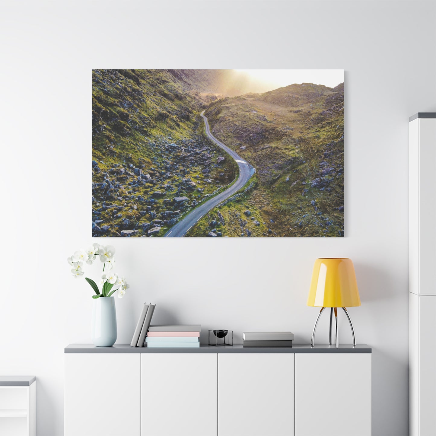 Valley Road Matte Canvas, Stretched, 1.25"