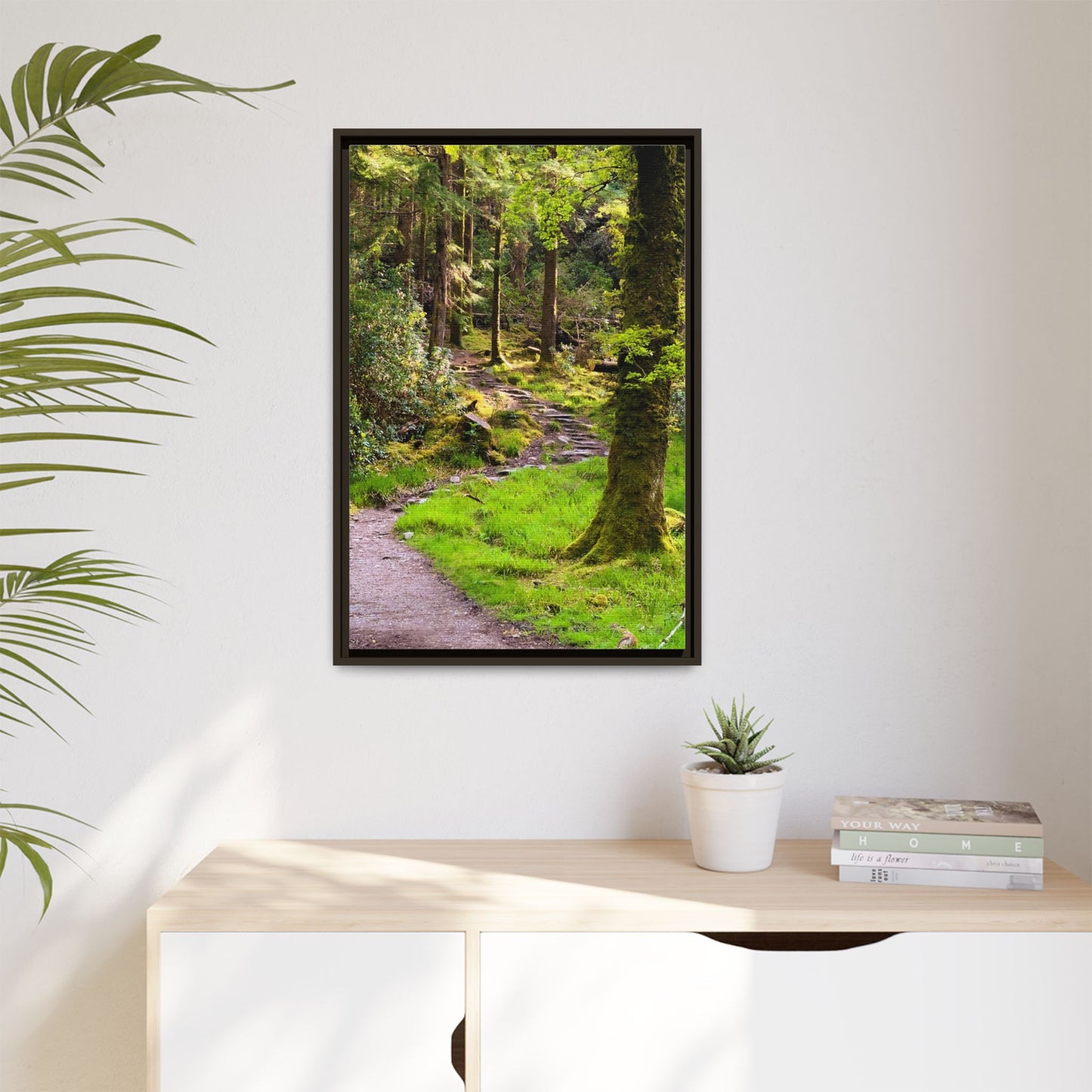 Torc Trail Matte Canvas, Framed (Multi-color)