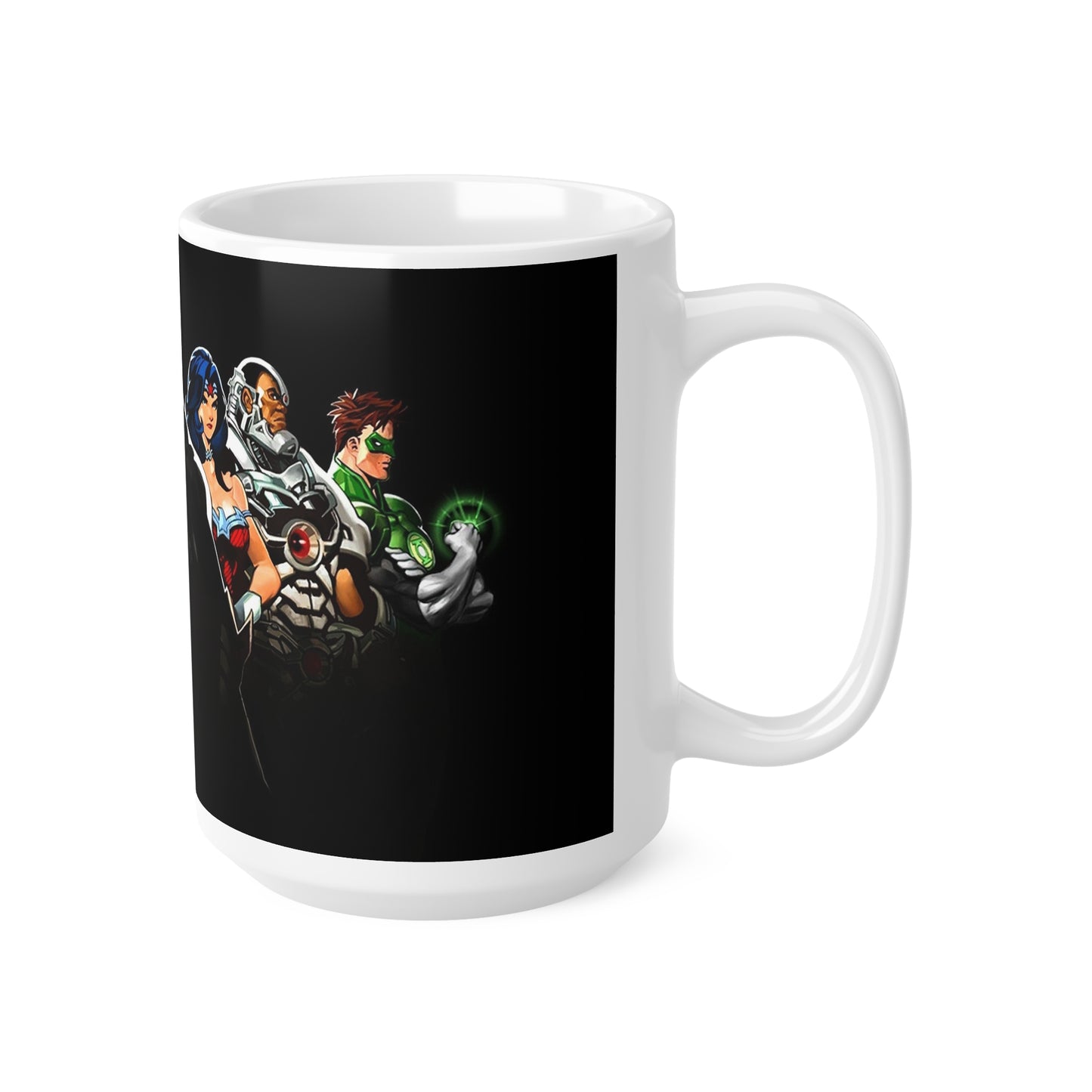 Justice League Ceramic Coffee Cups - 11oz & 15oz | Superhero Mugs for Comic Fans