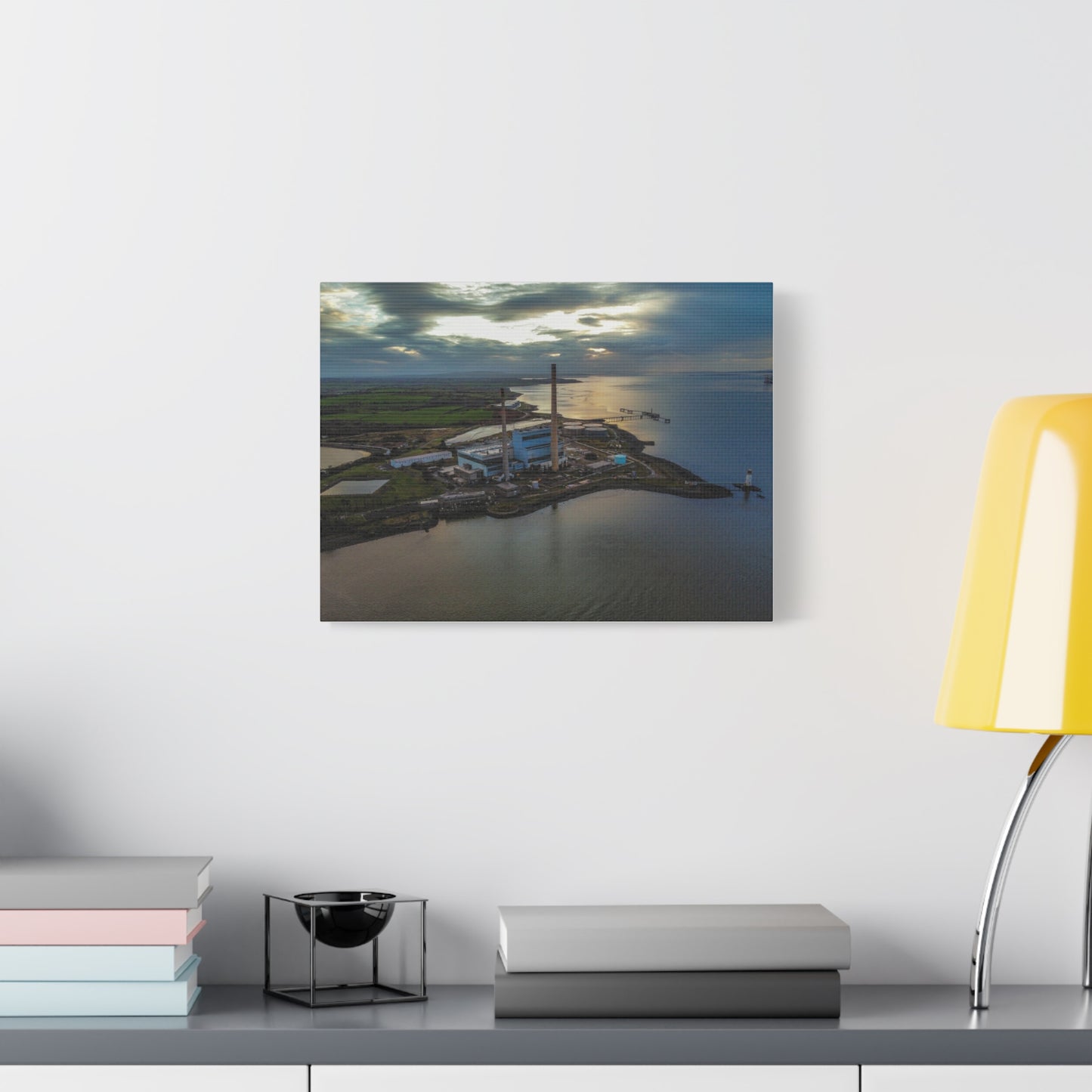 Tarbert Power Station Matte Canvas, Stretched, 1.25"