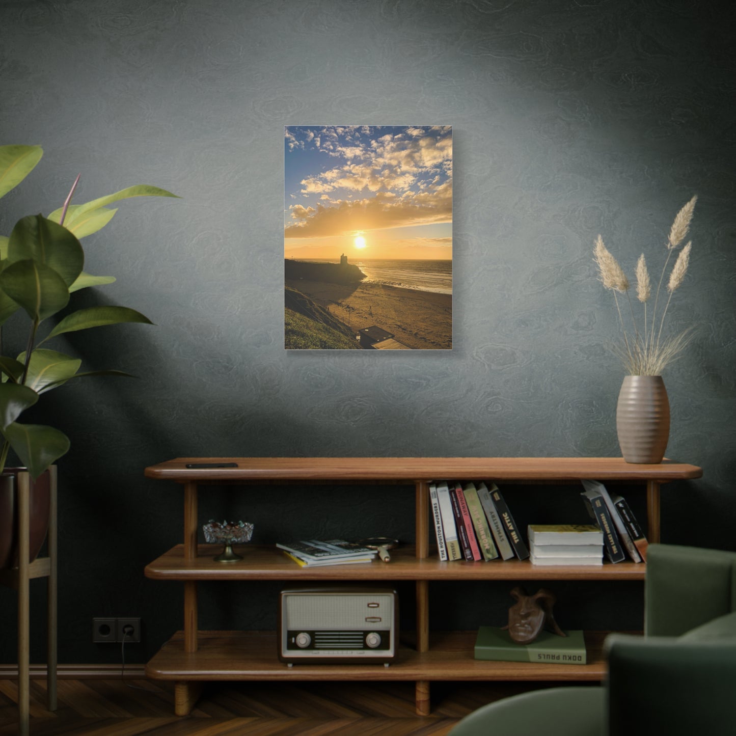 Ballybunion Sunset Castle Matte Canvas, Stretched, 1.25"