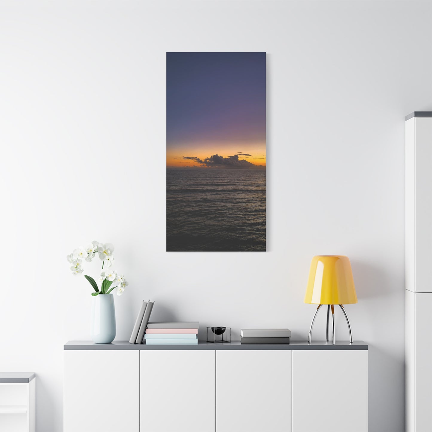 Sunset in Ocean 2 Matte Canvas, Stretched, 1.25"