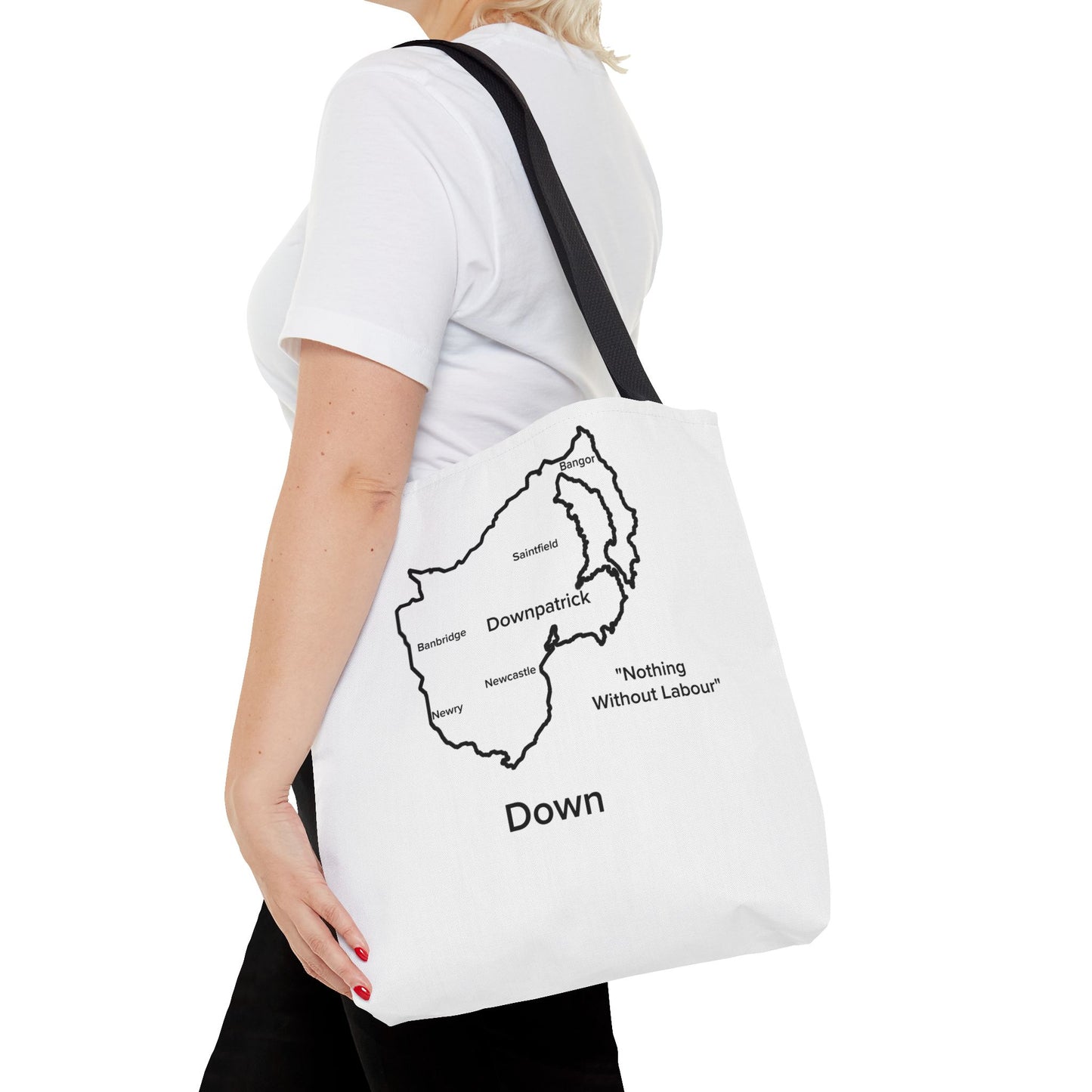 Down Tote Bag White Edition