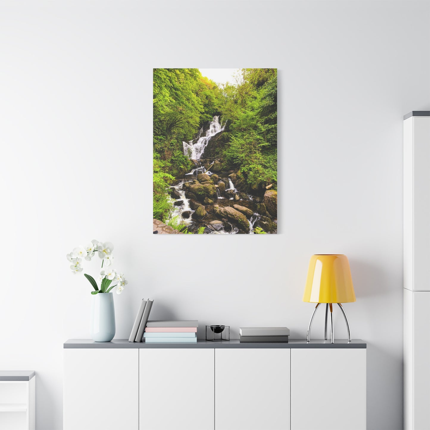 Torc waterfall Matte Canvas, Stretched, 1.25"