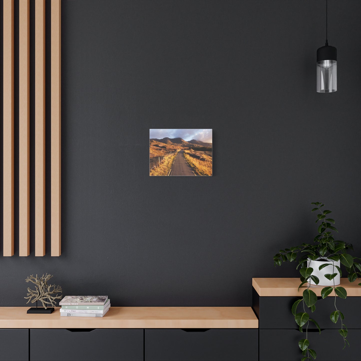 Sunset Road Matte Canvas, Stretched, 1.25"