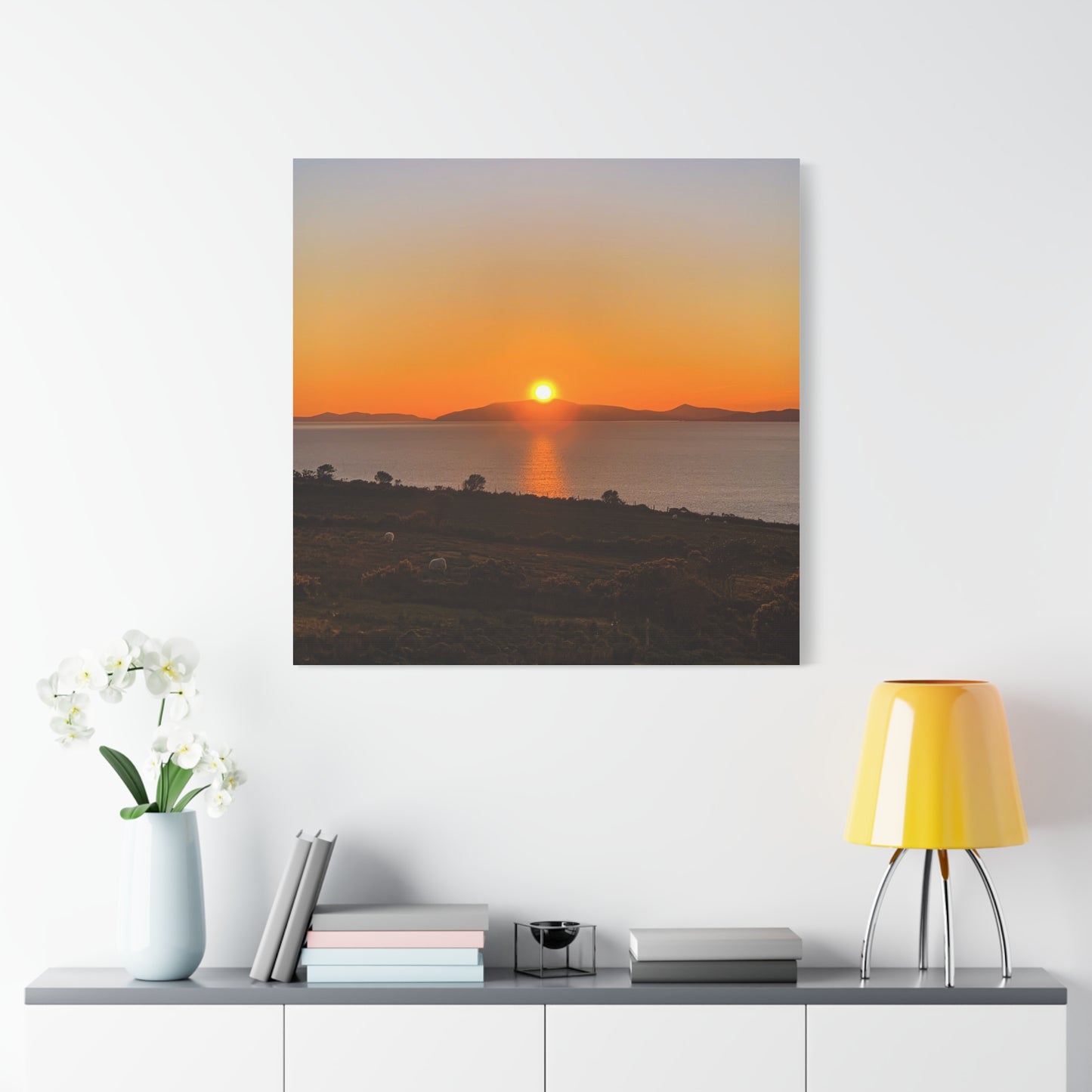 Sunset Ring of Kerry Matte Canvas, Stretched, 1.25"