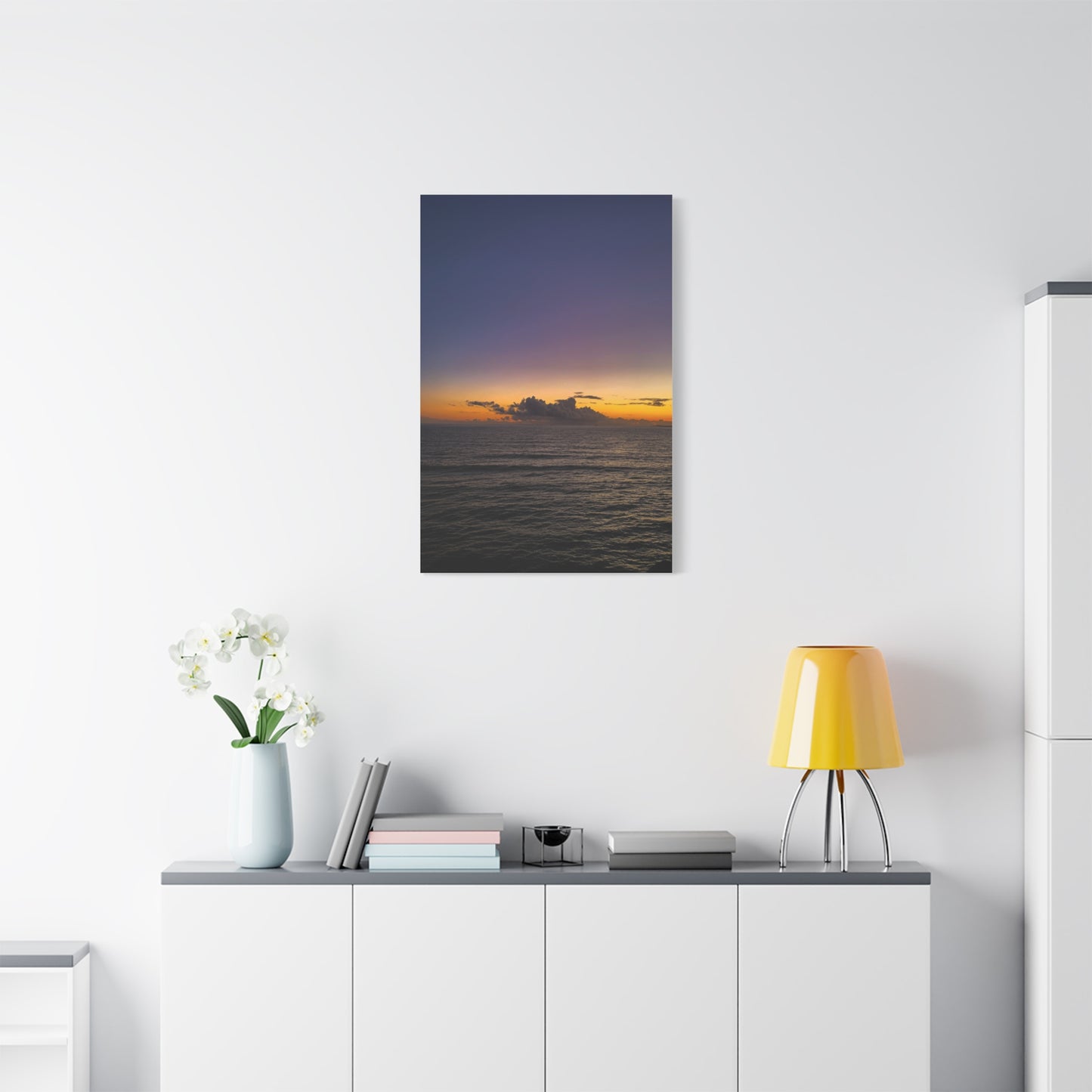 Sunset in Ocean 2 Matte Canvas, Stretched, 1.25"