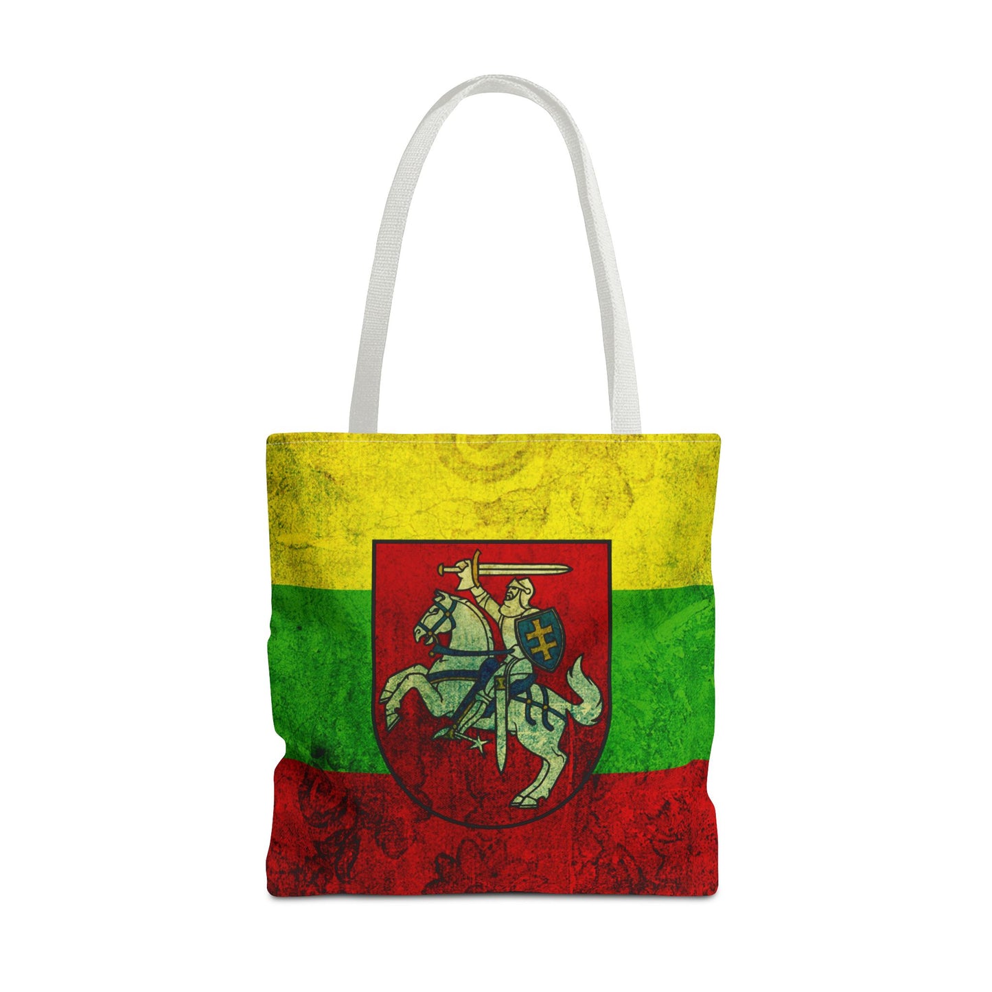 Vintage Lithuanian Crest Tote Bag - Perfect for Festivals, Travel, and Daily Use