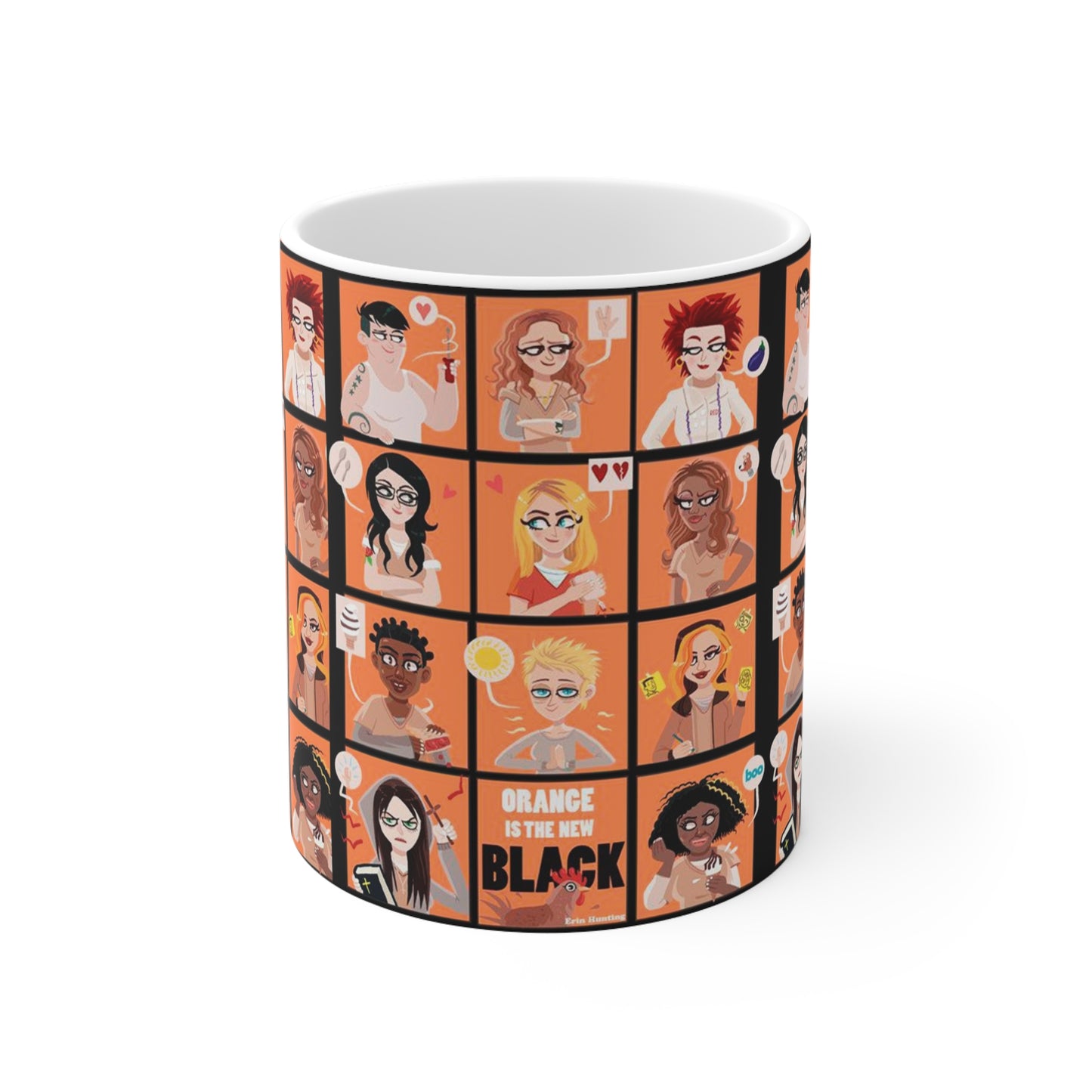 Orange is the New Black Ceramic Coffee Mug - Fun 11oz & 15oz Cups for TV Show Fans