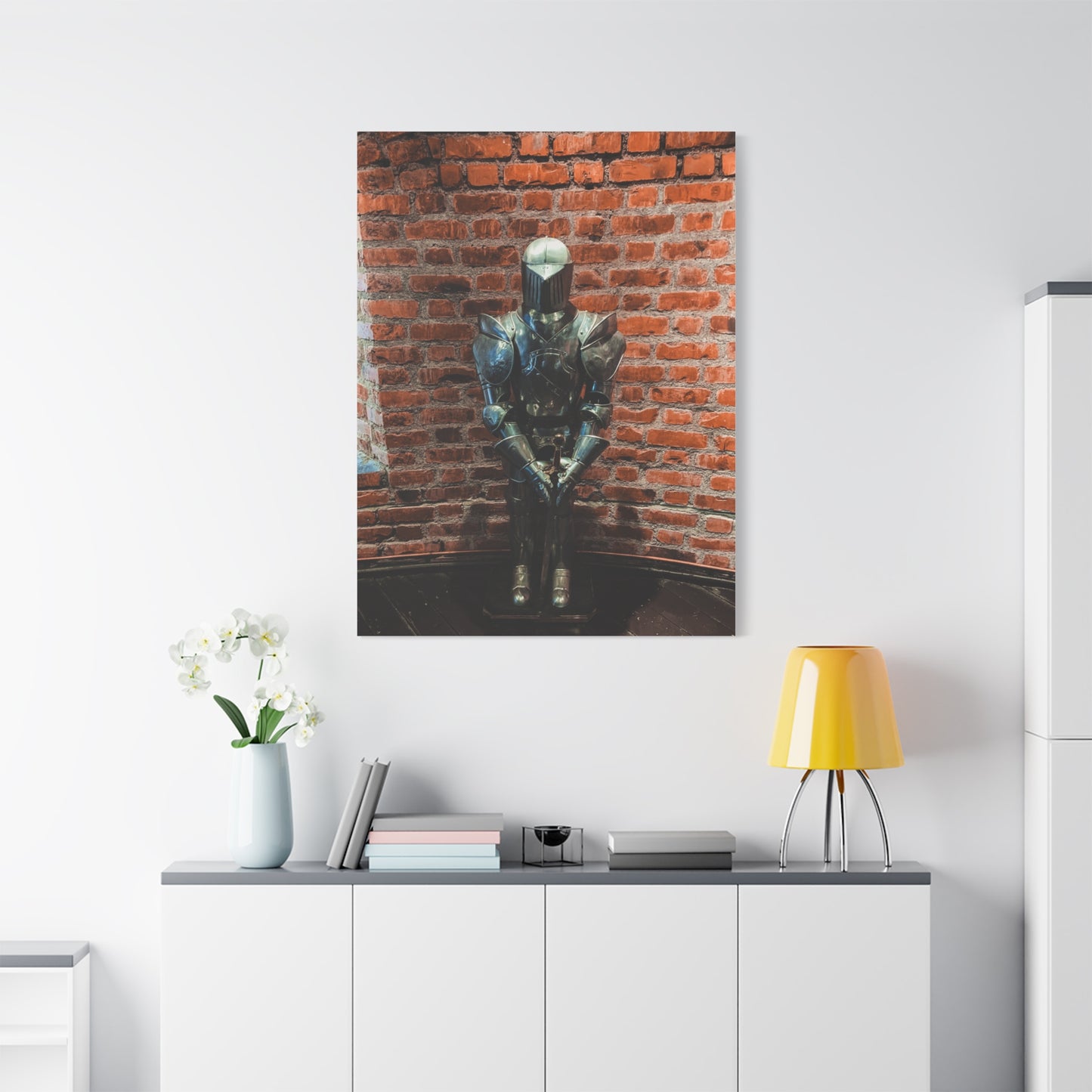 Steel Armour Medieval Age Lithuania Matte Canvas, Stretched, 1.25"