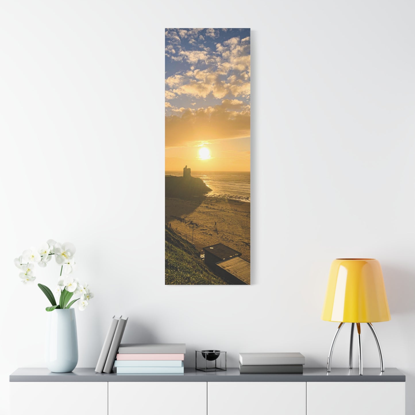 Ballybunion Sunset Castle Matte Canvas, Stretched, 1.25"