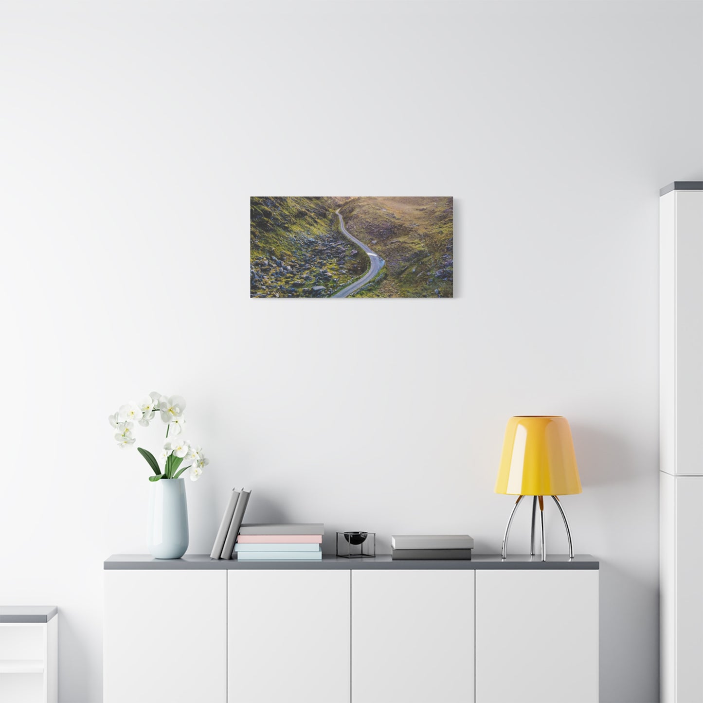 Valley Road Matte Canvas, Stretched, 1.25"
