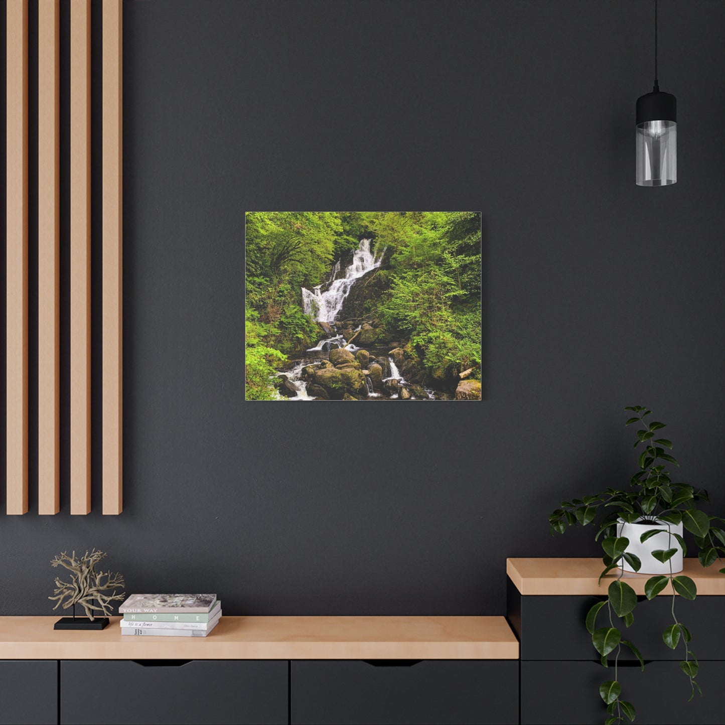 Torc waterfall Matte Canvas, Stretched, 1.25"